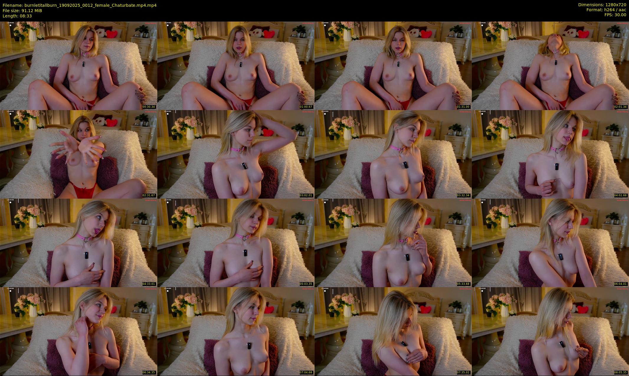 burnletitallburn — 9 minute Chaturbate female cam show recording, 720p, Sep 19, 2025
