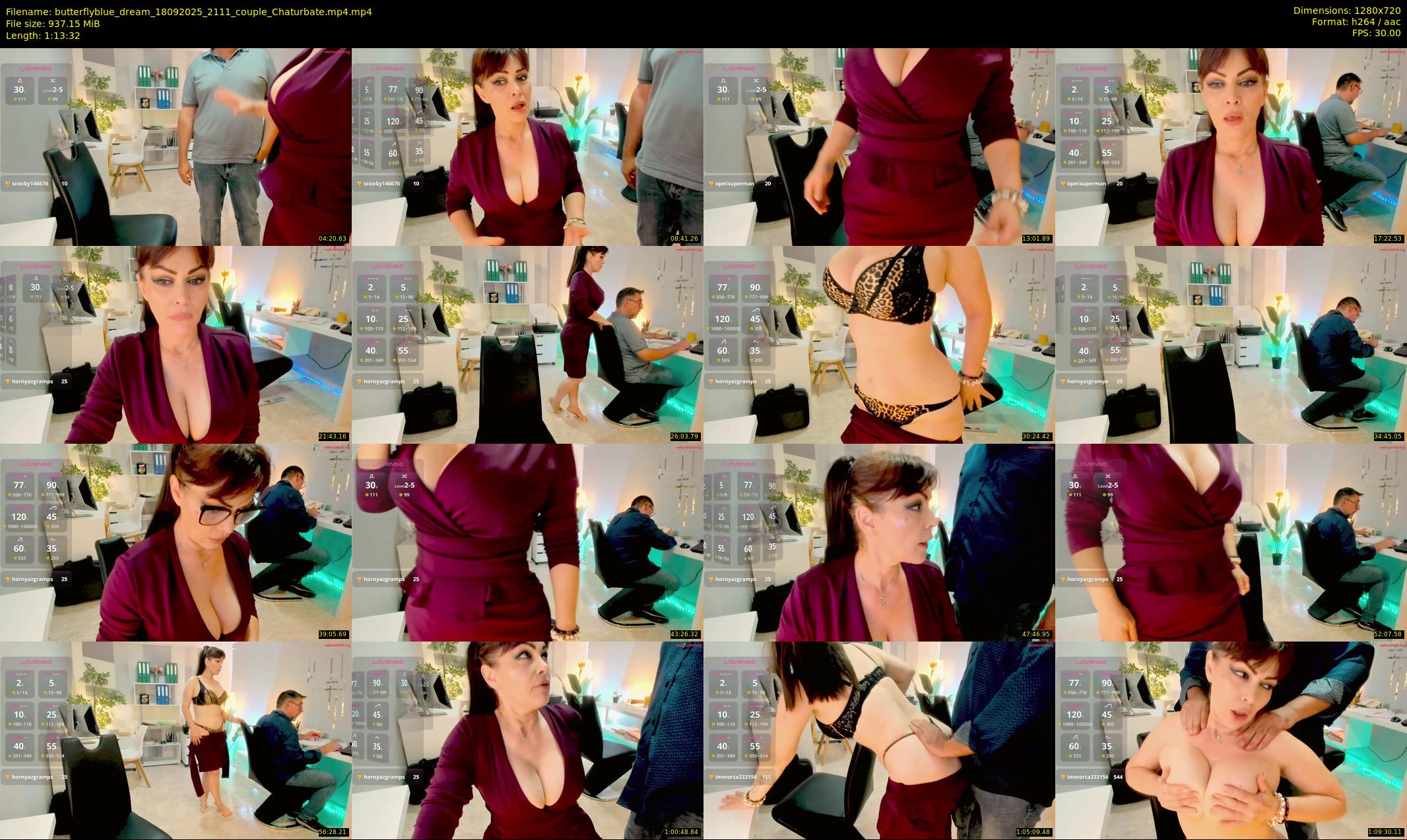 butterflyblue_dream — 74 minute Chaturbate couple cam show recording, 720p, Sep 18, 2025