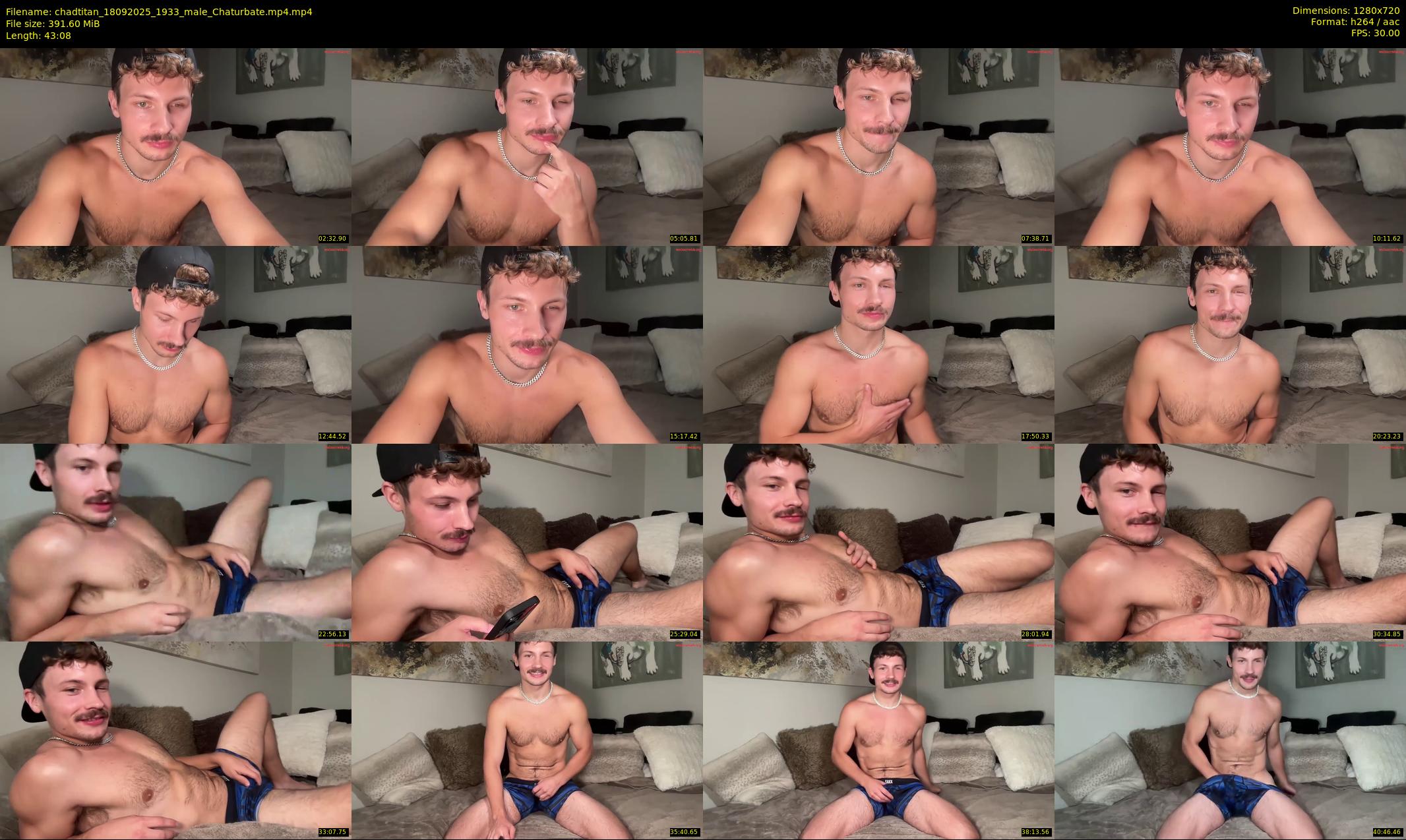 chadtitan — 44 minute Chaturbate male cam show recording, 720p, Sep 18, 2025