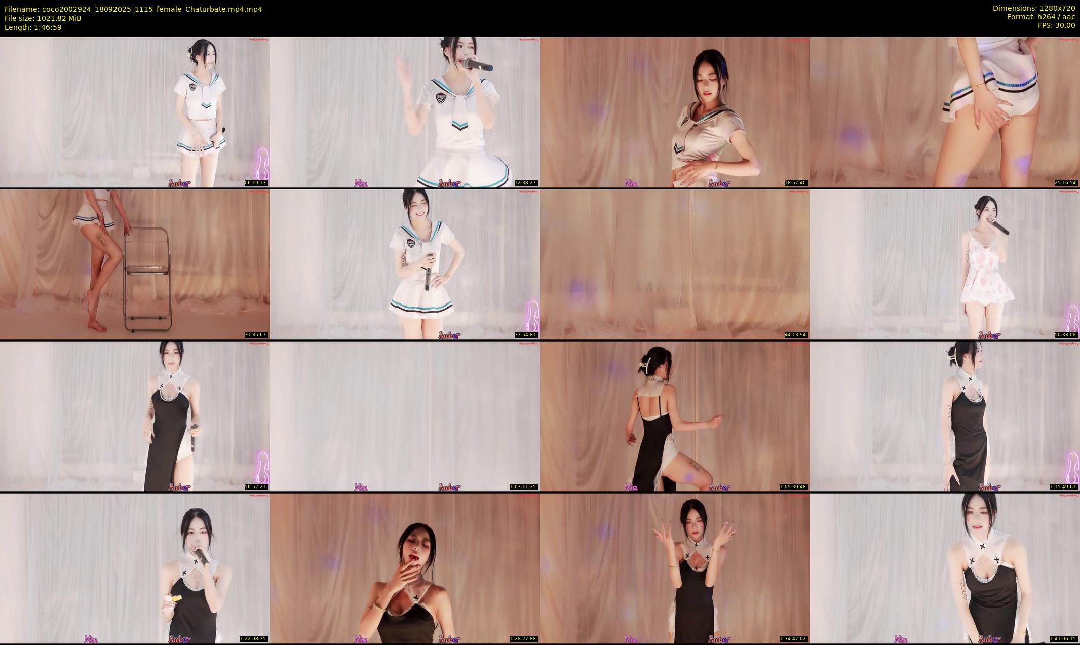 coco2002924 — 107 minute Chaturbate female cam show recording, 720p, Sep 18, 2025