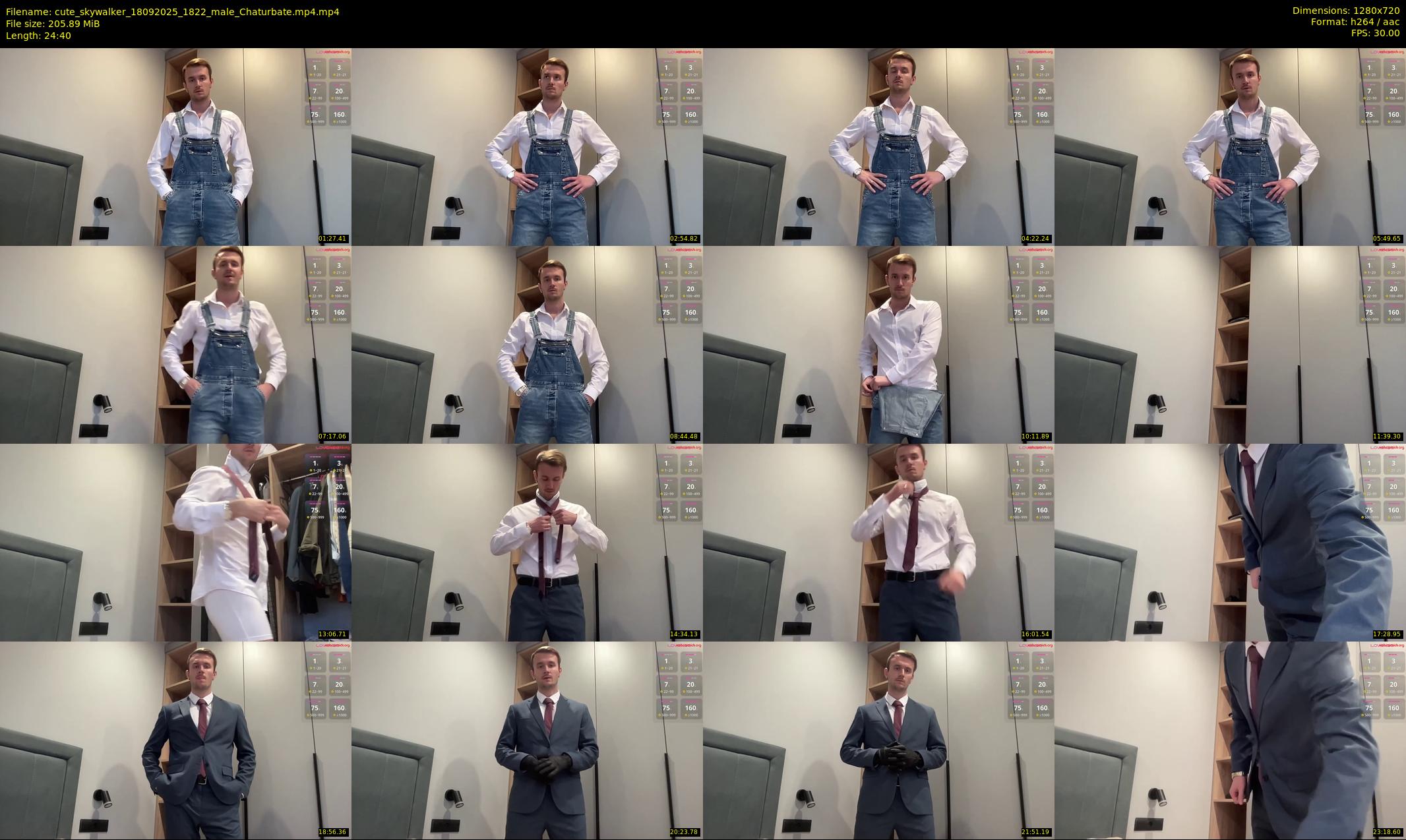 cute_skywalker — 25 minute Chaturbate male cam show recording, 720p, Sep 18, 2025