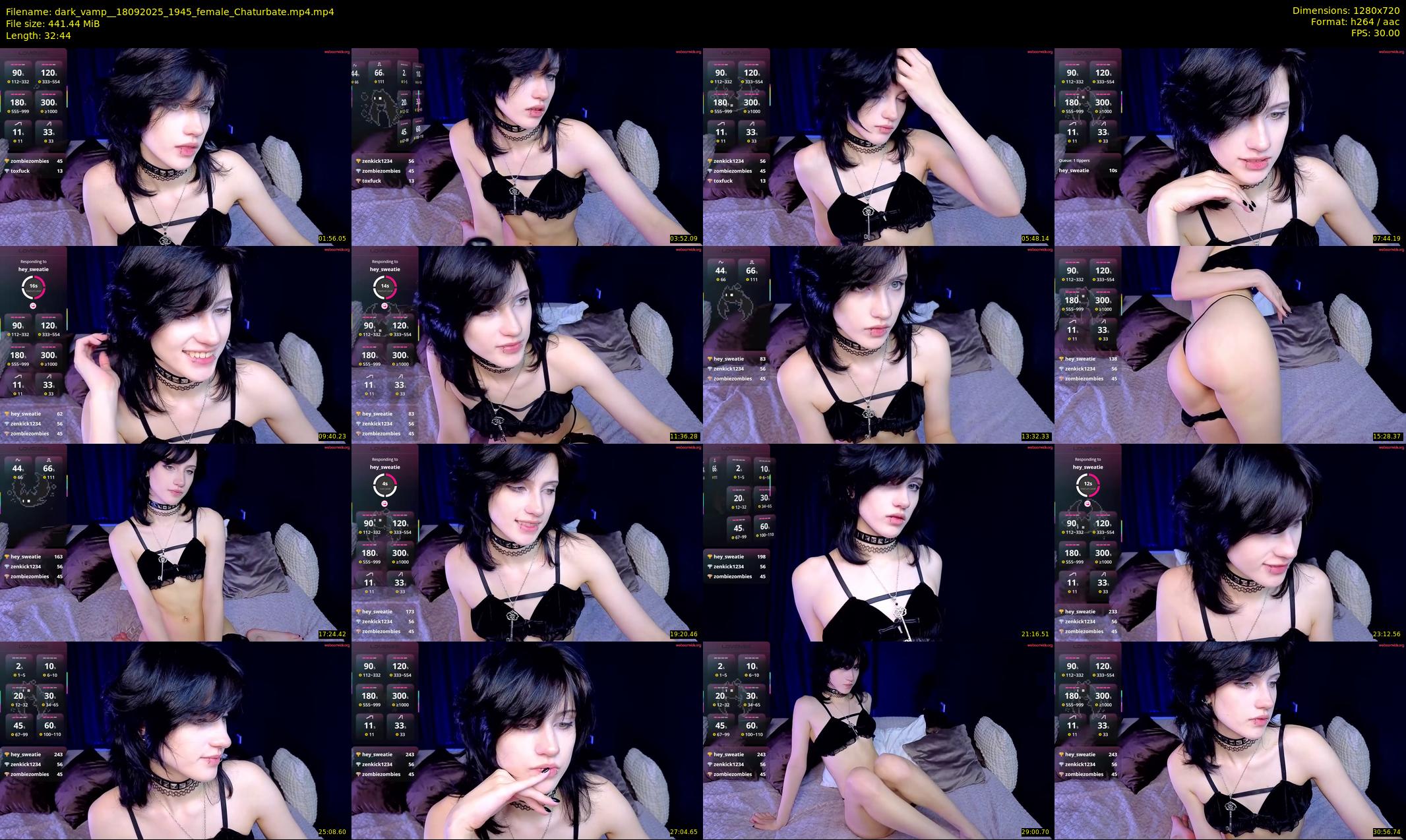 dark_vamp_ — 33 minute Chaturbate female cam show recording, 720p, Sep 18, 2025