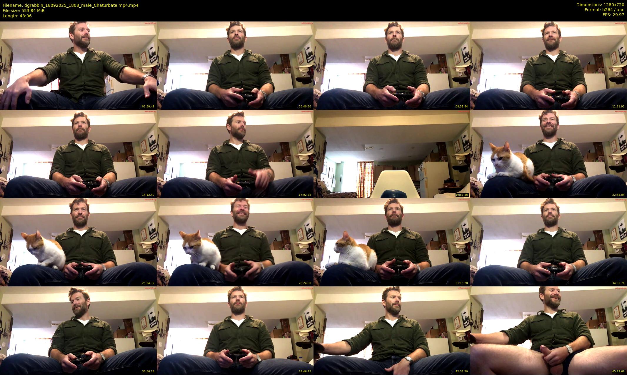 dgrabbin — 49 minute Chaturbate male cam show recording, 720p, Sep 18, 2025