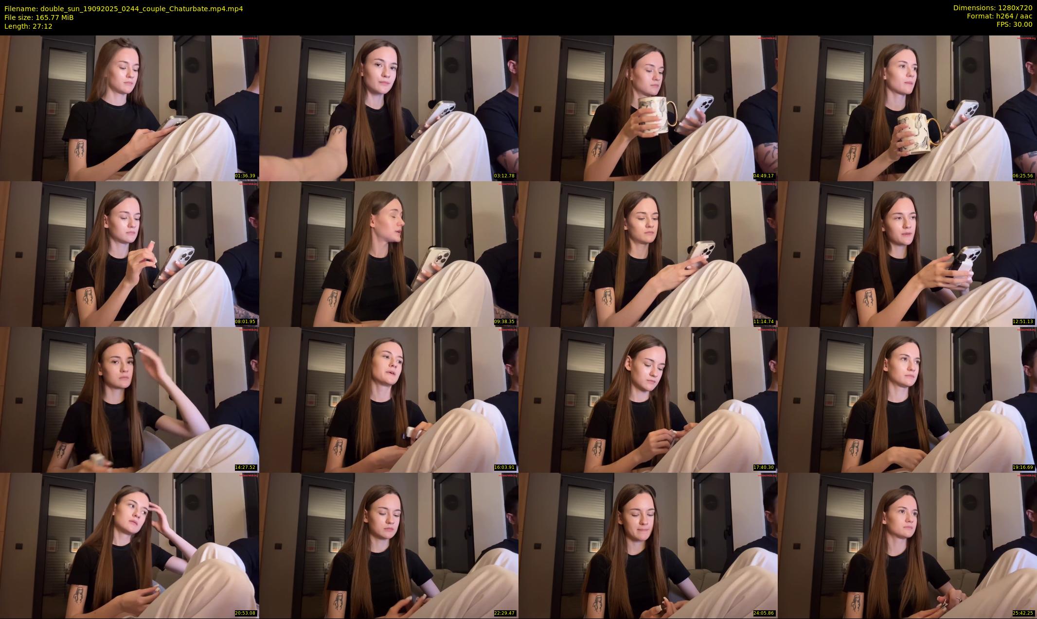 double_sun — 28 minute Chaturbate couple cam show recording, 720p, Sep 19, 2025