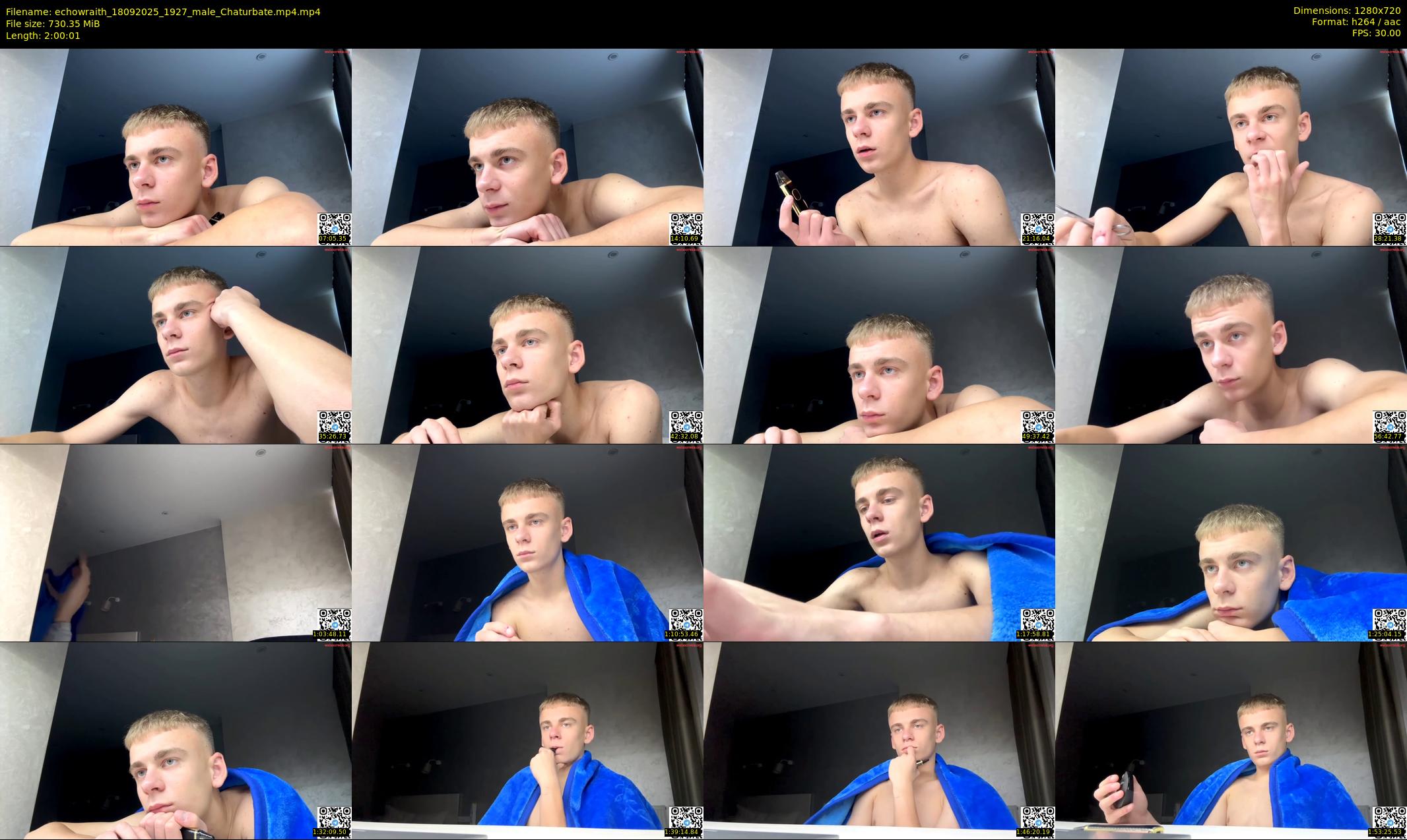 echowraith — 121 minute Chaturbate male cam show recording, 720p, Sep 18, 2025