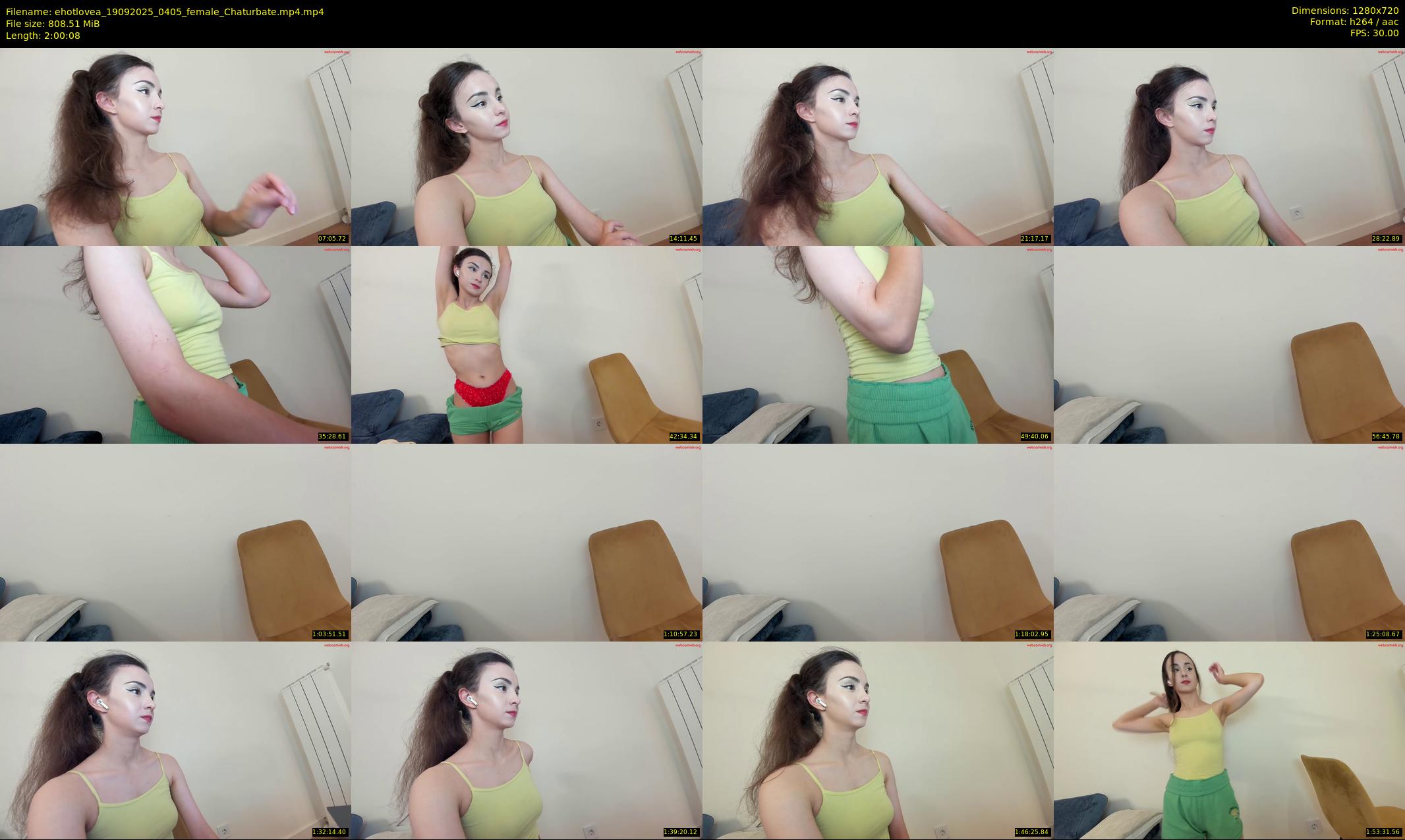 ehotlovea — 121 minute Chaturbate female cam show recording, 720p, Sep 19, 2025