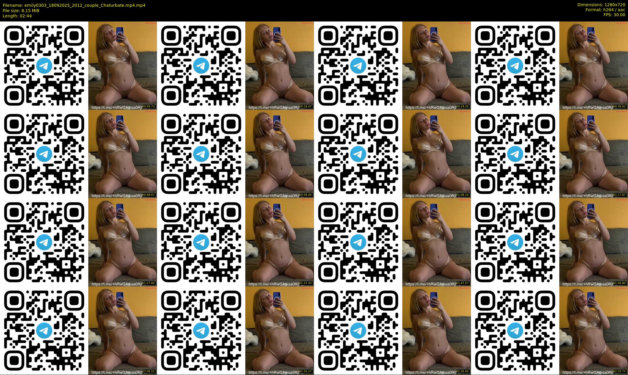 emily0303 — 3 minute Chaturbate couple cam show recording, 720p, Sep 18, 2025