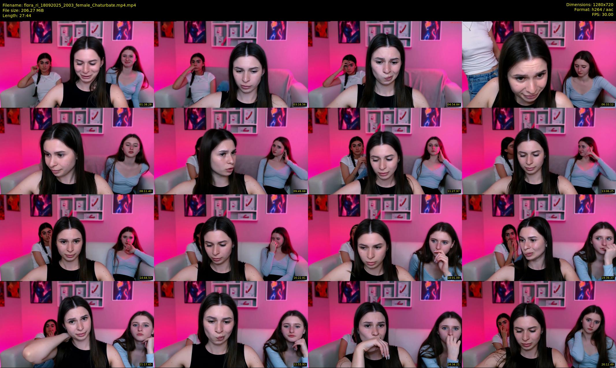flora_ri — 28 minute Chaturbate female cam show recording, 720p, Sep 18, 2025