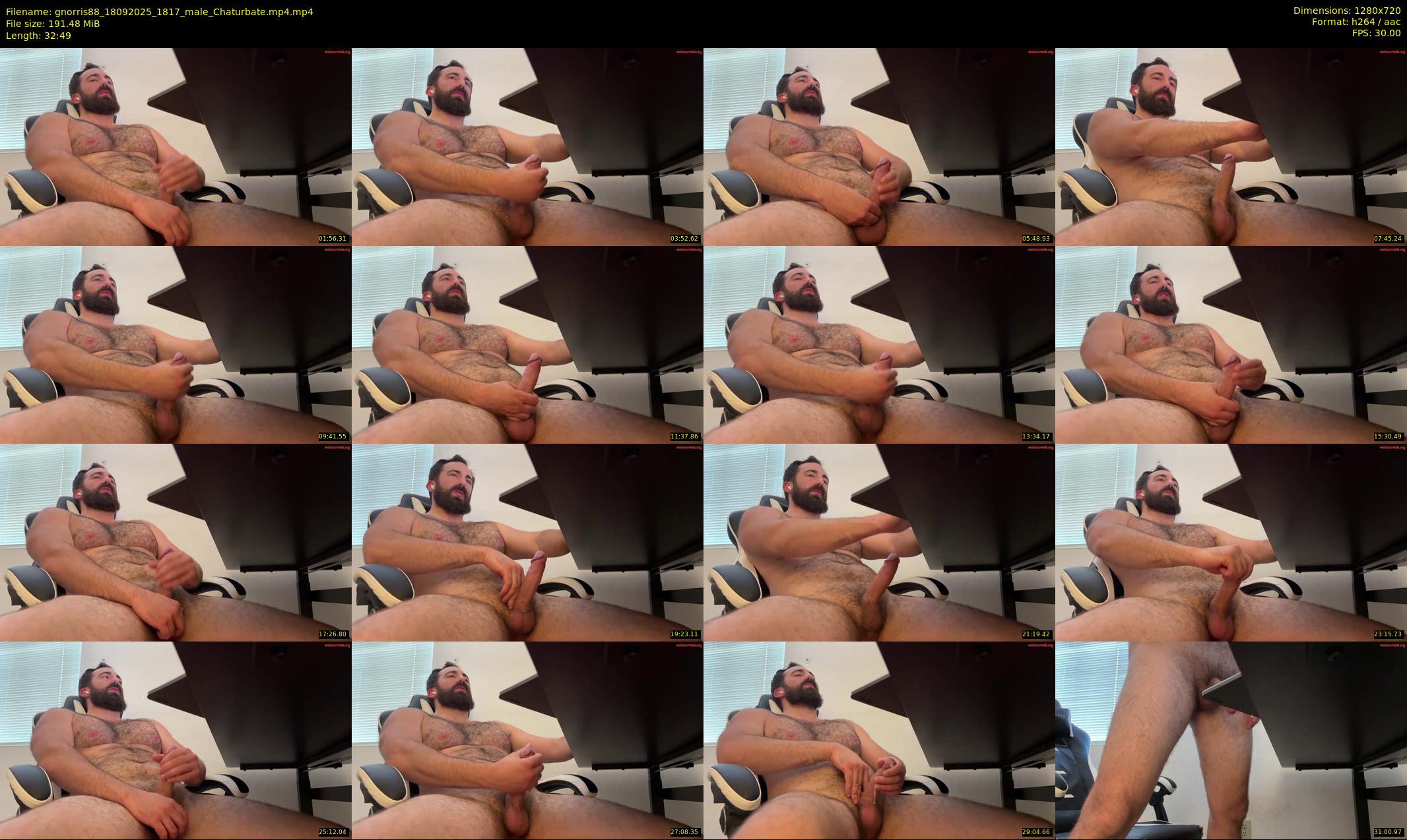 gnorris88 — 33 minute Chaturbate male cam show recording, 720p, Sep 18, 2025