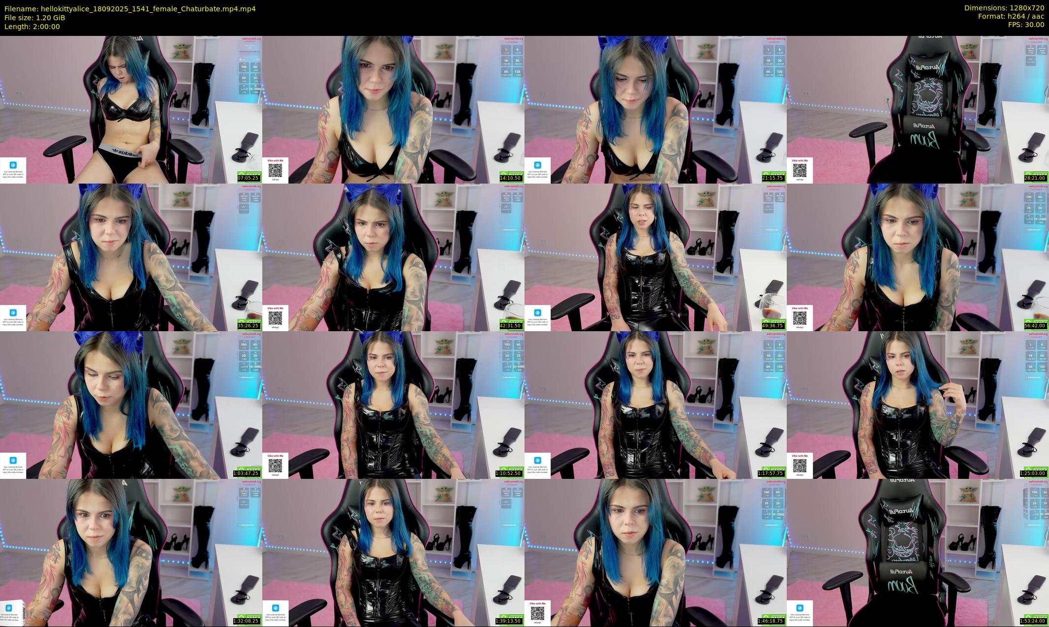 hellokittyalice — 120 minute Chaturbate female cam show recording, 720p, Sep 18, 2025