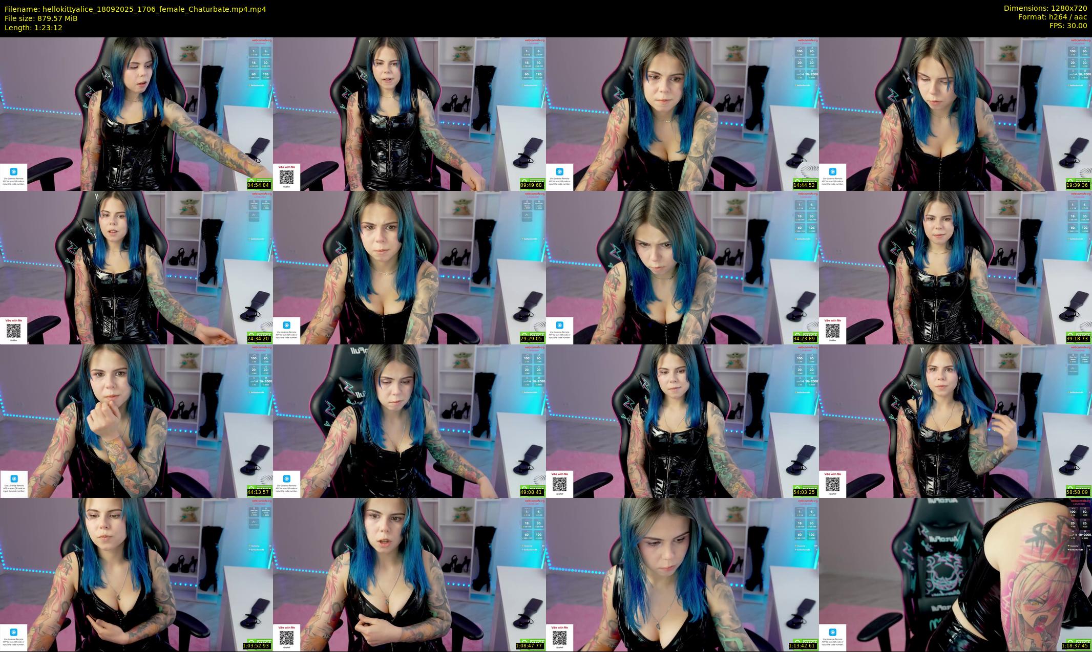 hellokittyalice — 84 minute Chaturbate female cam show recording, 720p, Sep 18, 2025