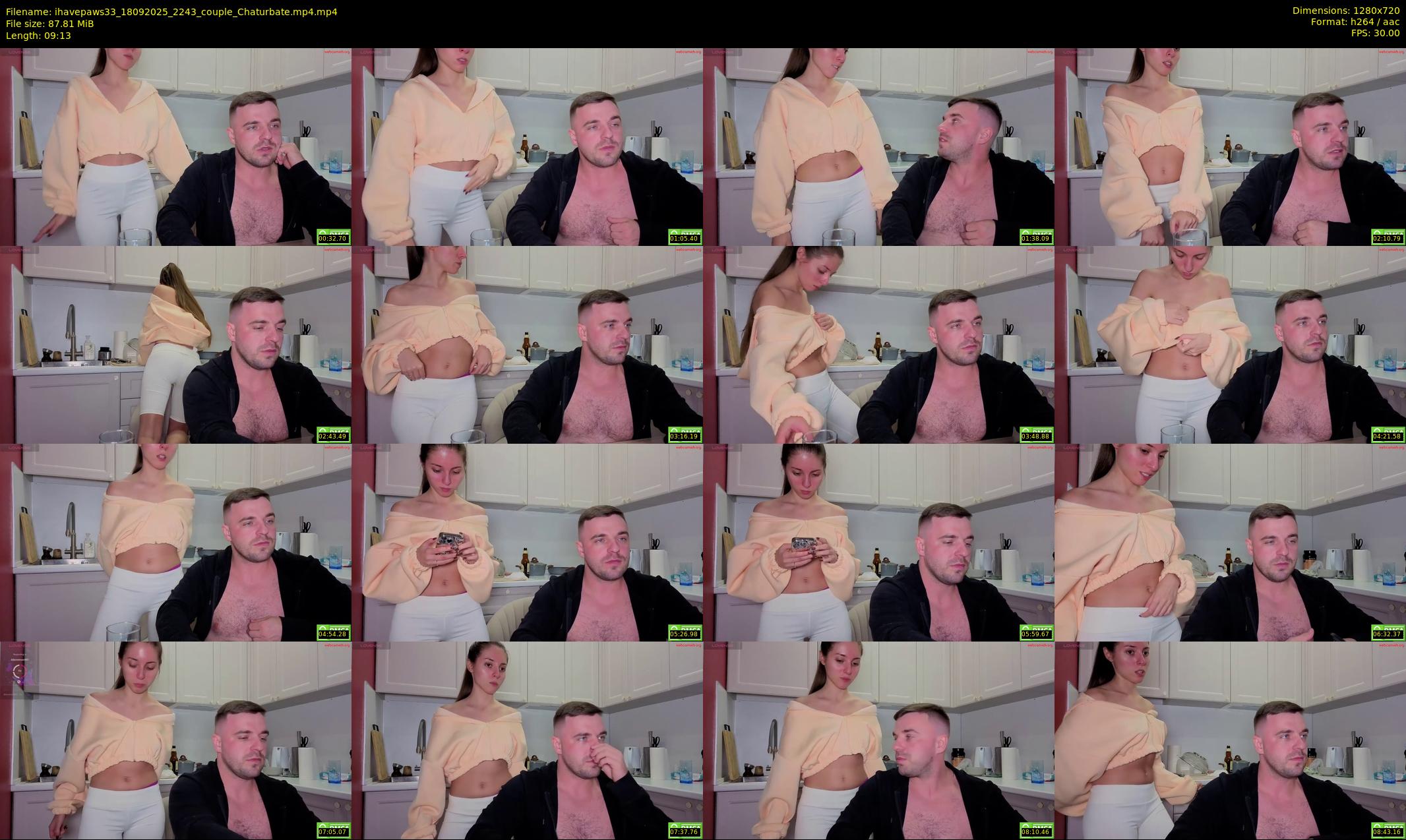 ihavepaws33 — 10 minute Chaturbate couple cam show recording, 720p, Sep 18, 2025