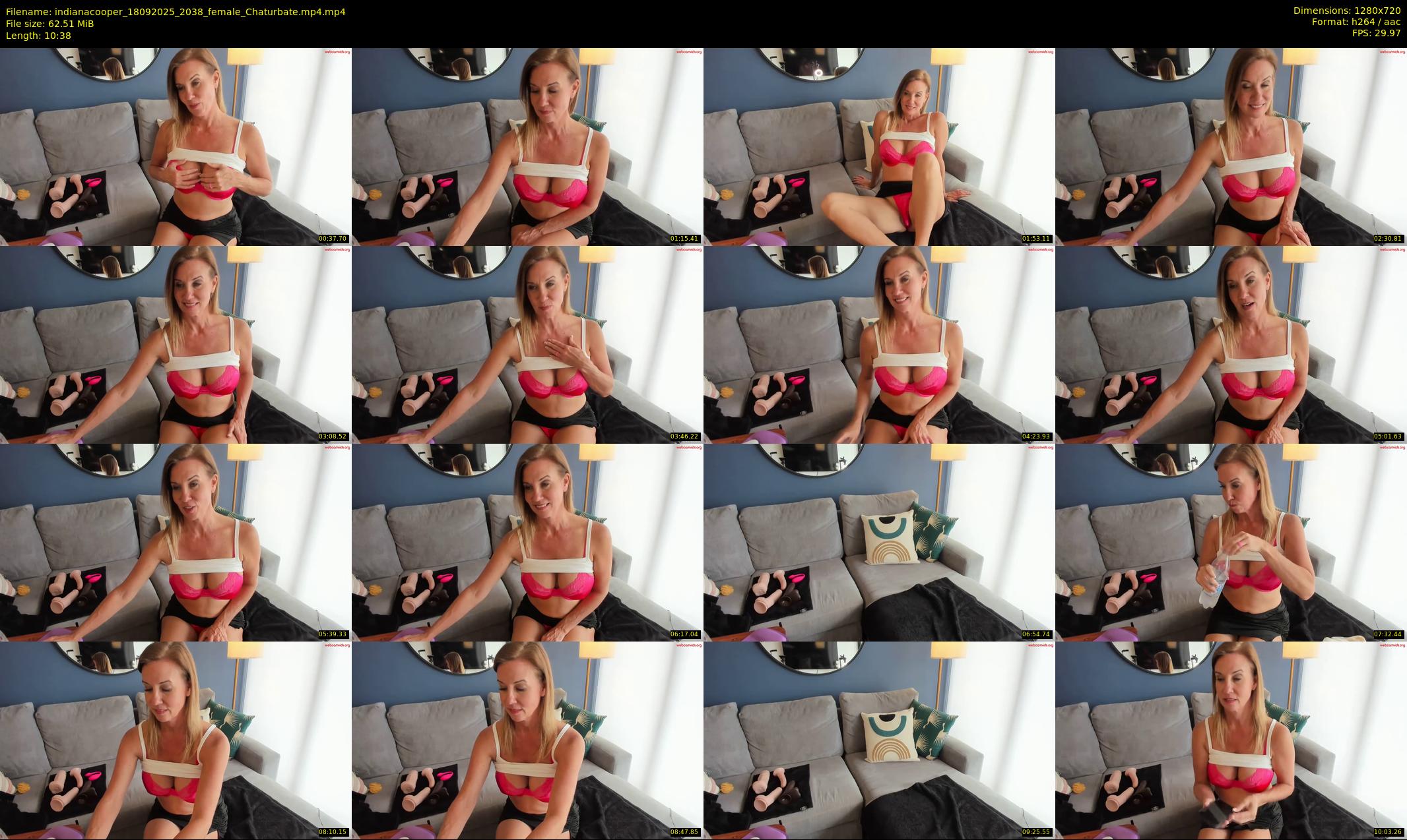 indianacooper — 11 minute Chaturbate female cam show recording, 720p, Sep 18, 2025