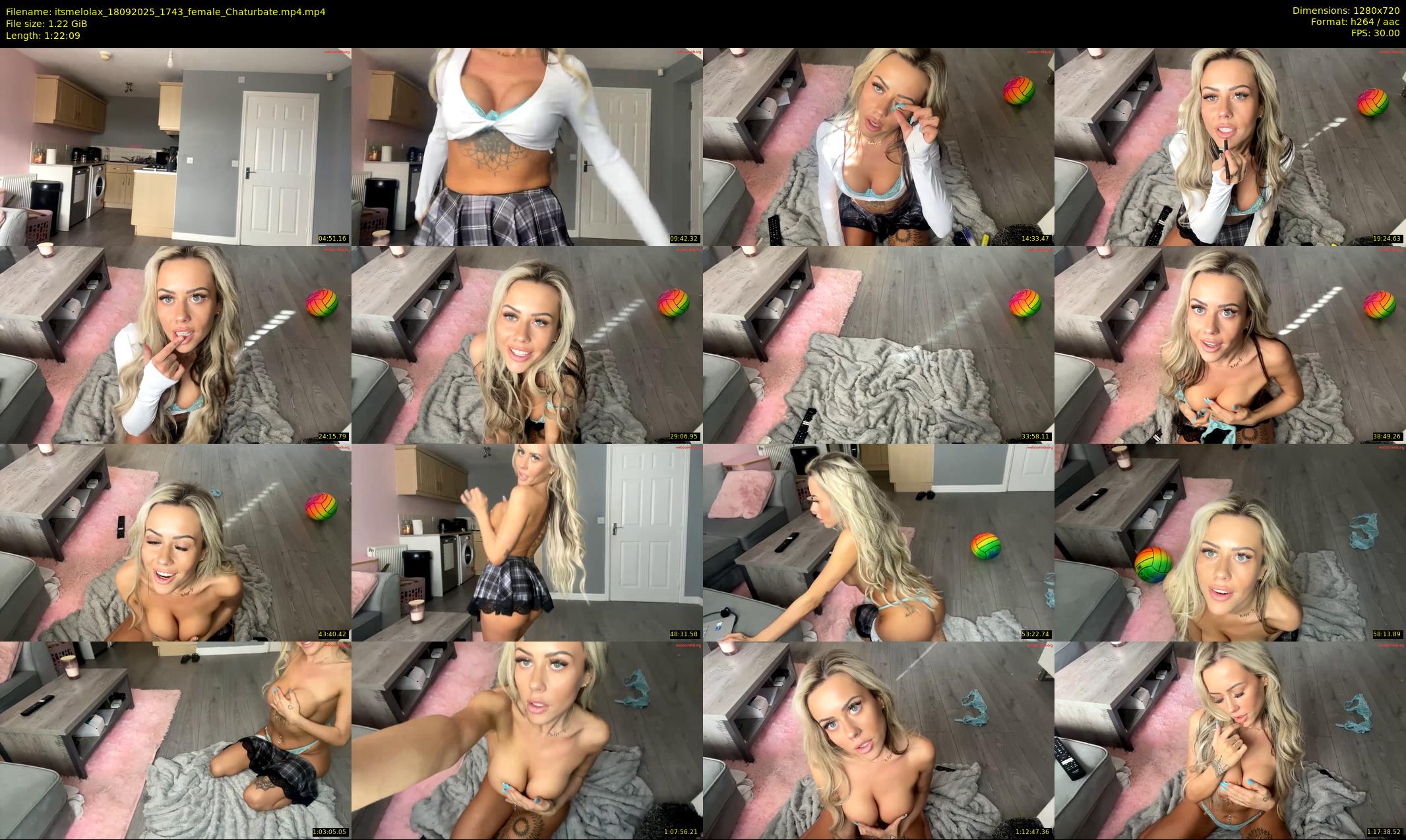 itsmelolax — 83 minute Chaturbate female cam show recording, 720p, Sep 18, 2025