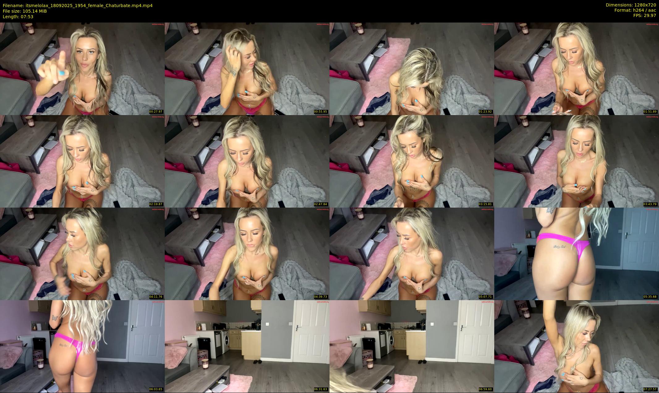 itsmelolax — 8 minute Chaturbate female cam show recording, 720p, Sep 18, 2025