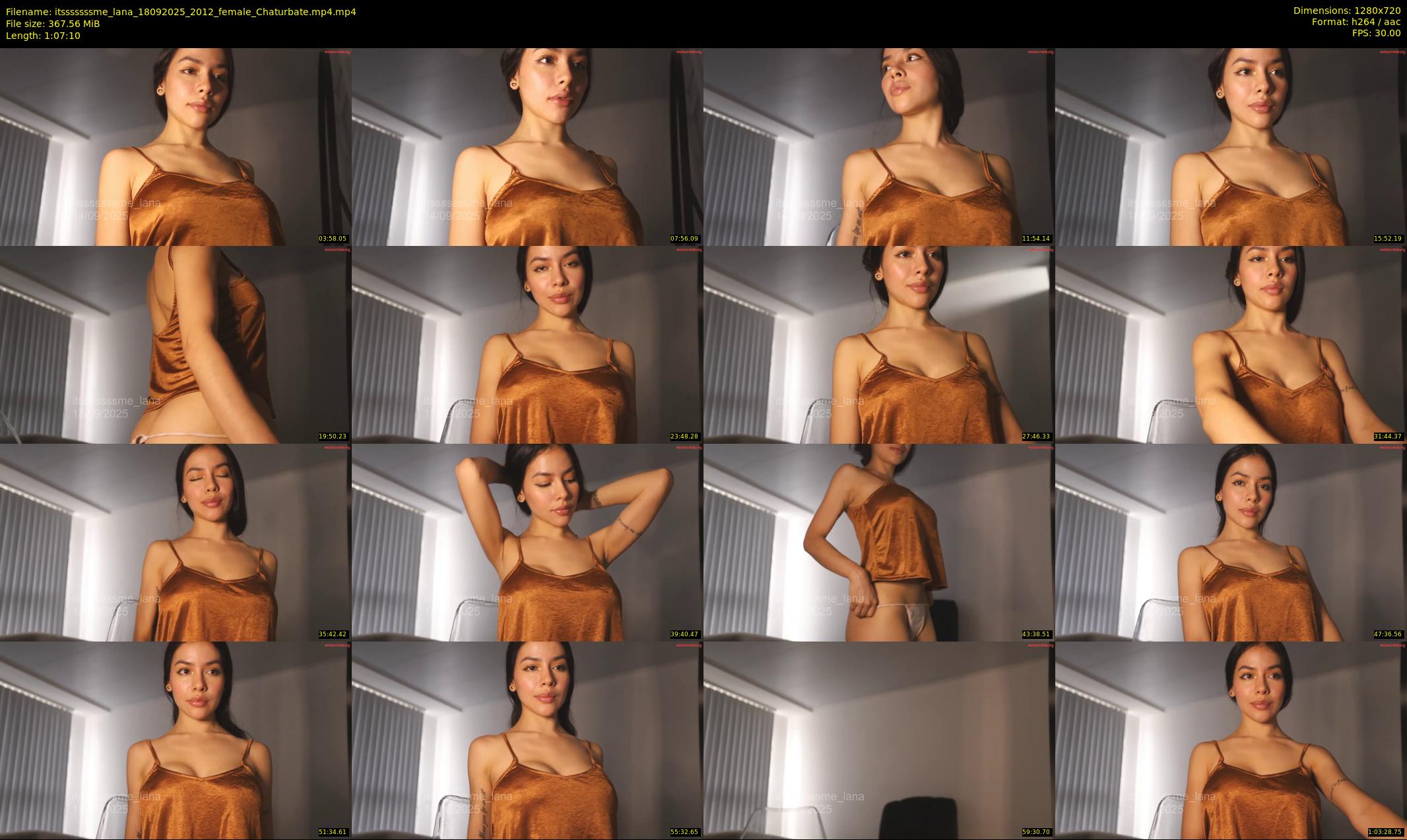 itsssssssme_lana — 68 minute Chaturbate female cam show recording, 720p, Sep 18, 2025