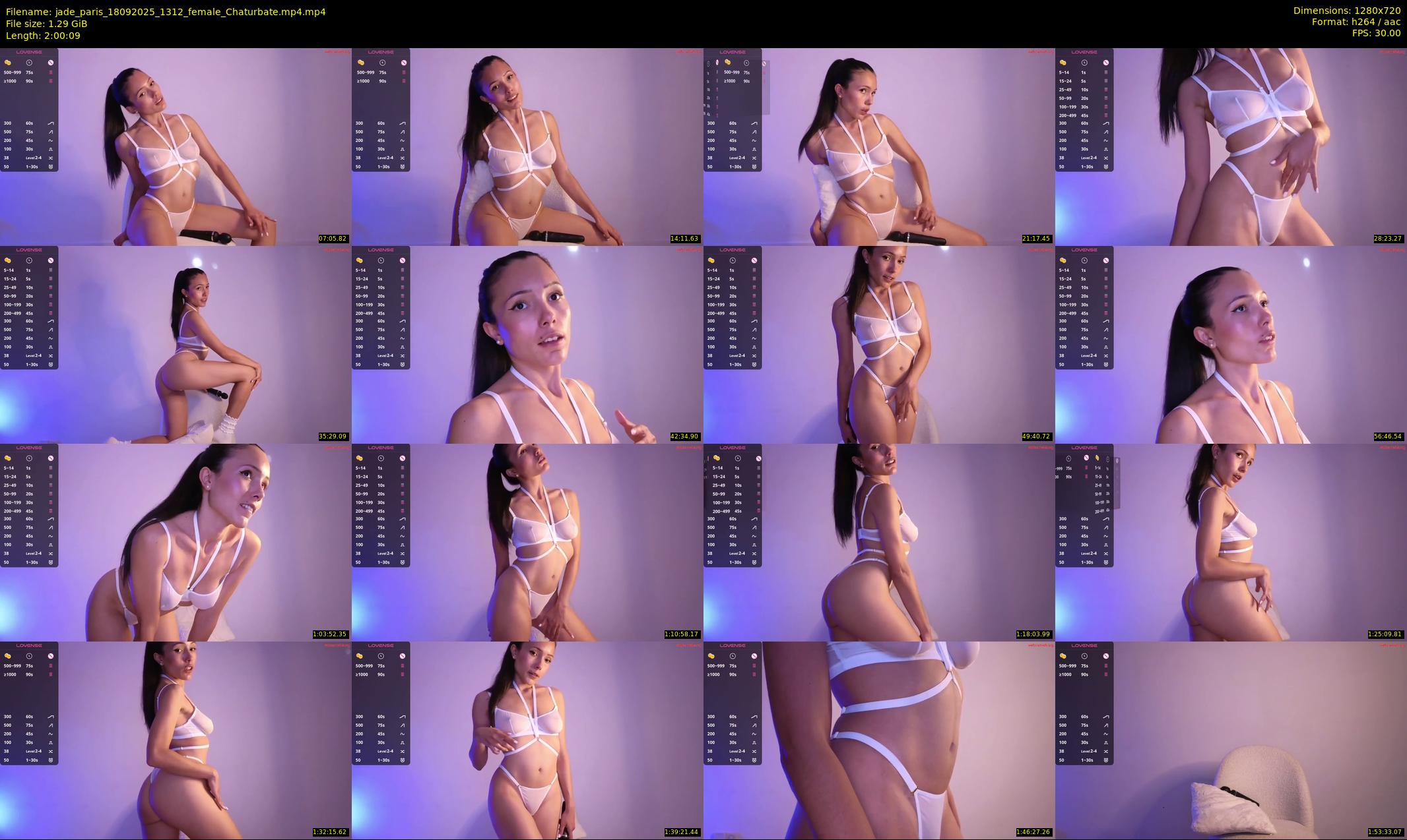 jade_paris — 121 minute Chaturbate female cam show recording, 720p, Sep 18, 2025