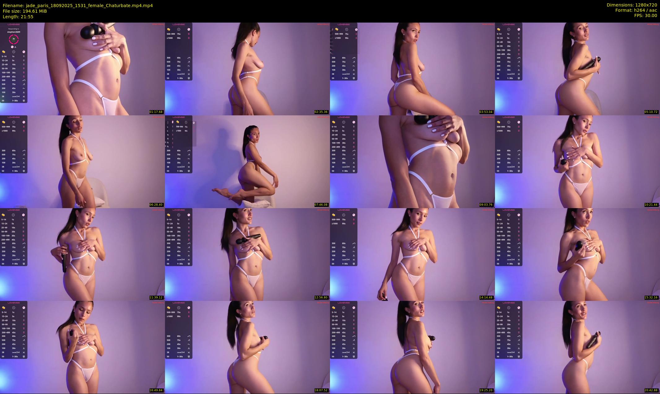 jade_paris — 22 minute Chaturbate female cam show recording, 720p, Sep 18, 2025