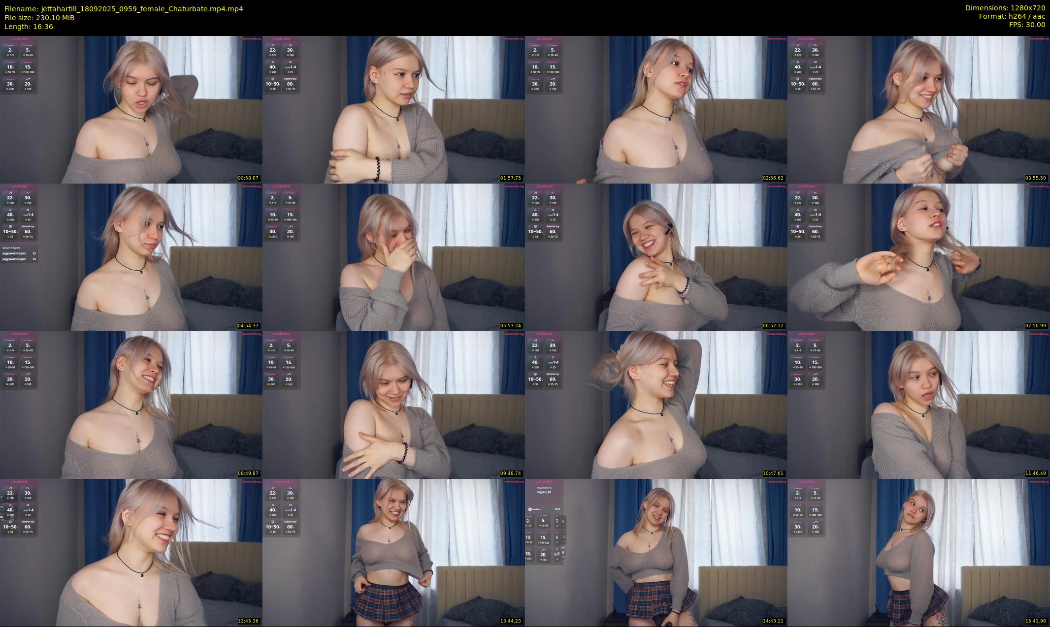 jettahartill — 17 minute Chaturbate female cam show recording, 720p, Sep 18, 2025