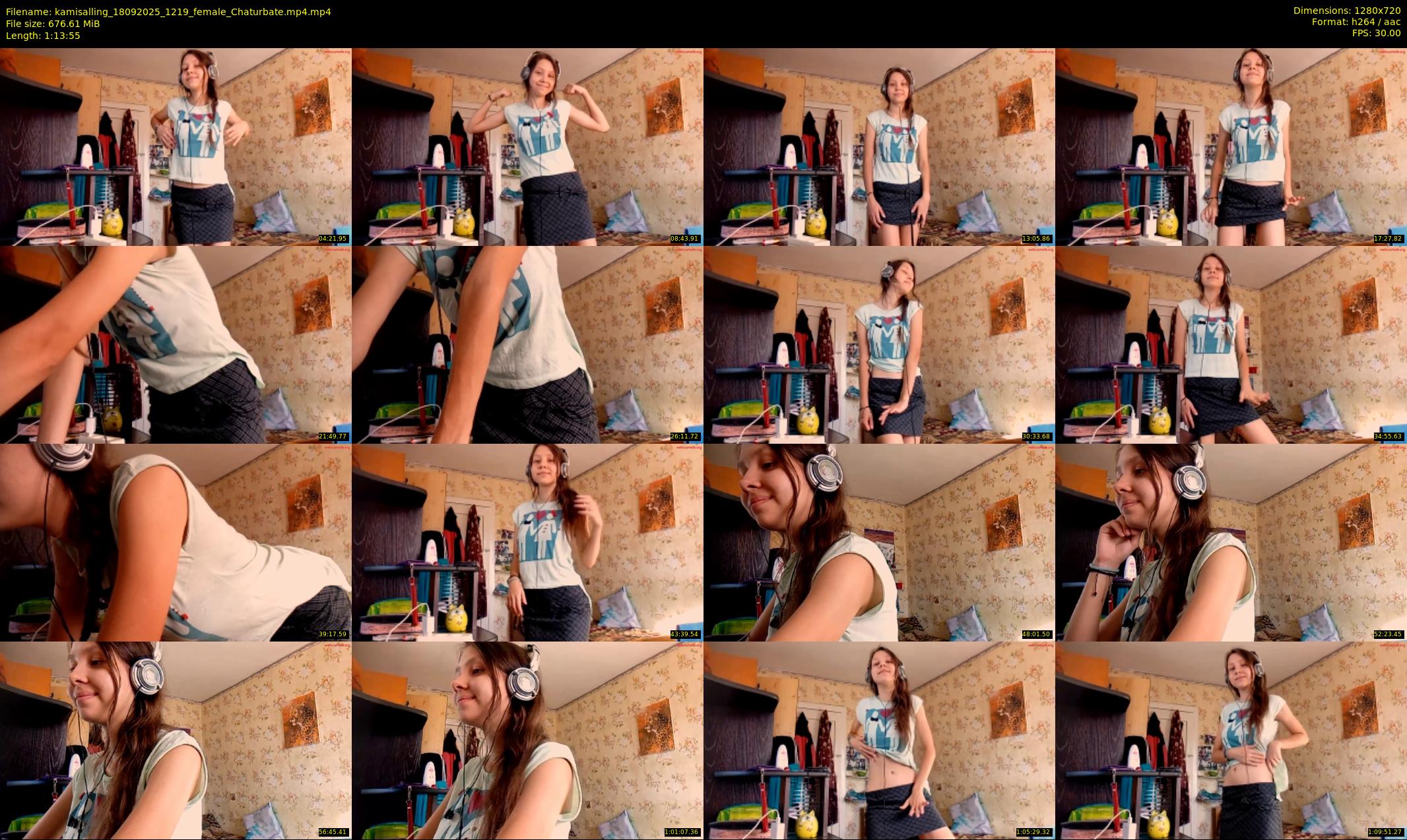 kamisalling — 74 minute Chaturbate female cam show recording, 720p, Sep 18, 2025