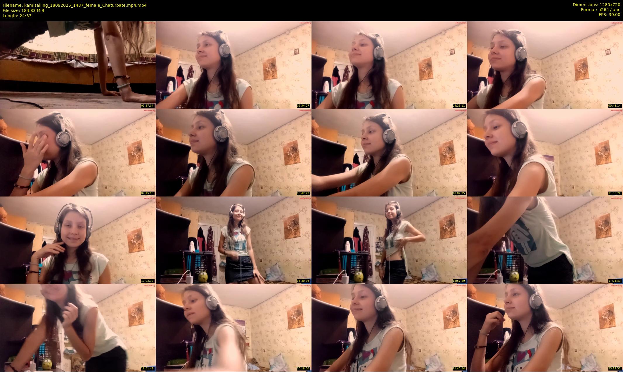 kamisalling — 25 minute Chaturbate female cam show recording, 720p, Sep 18, 2025