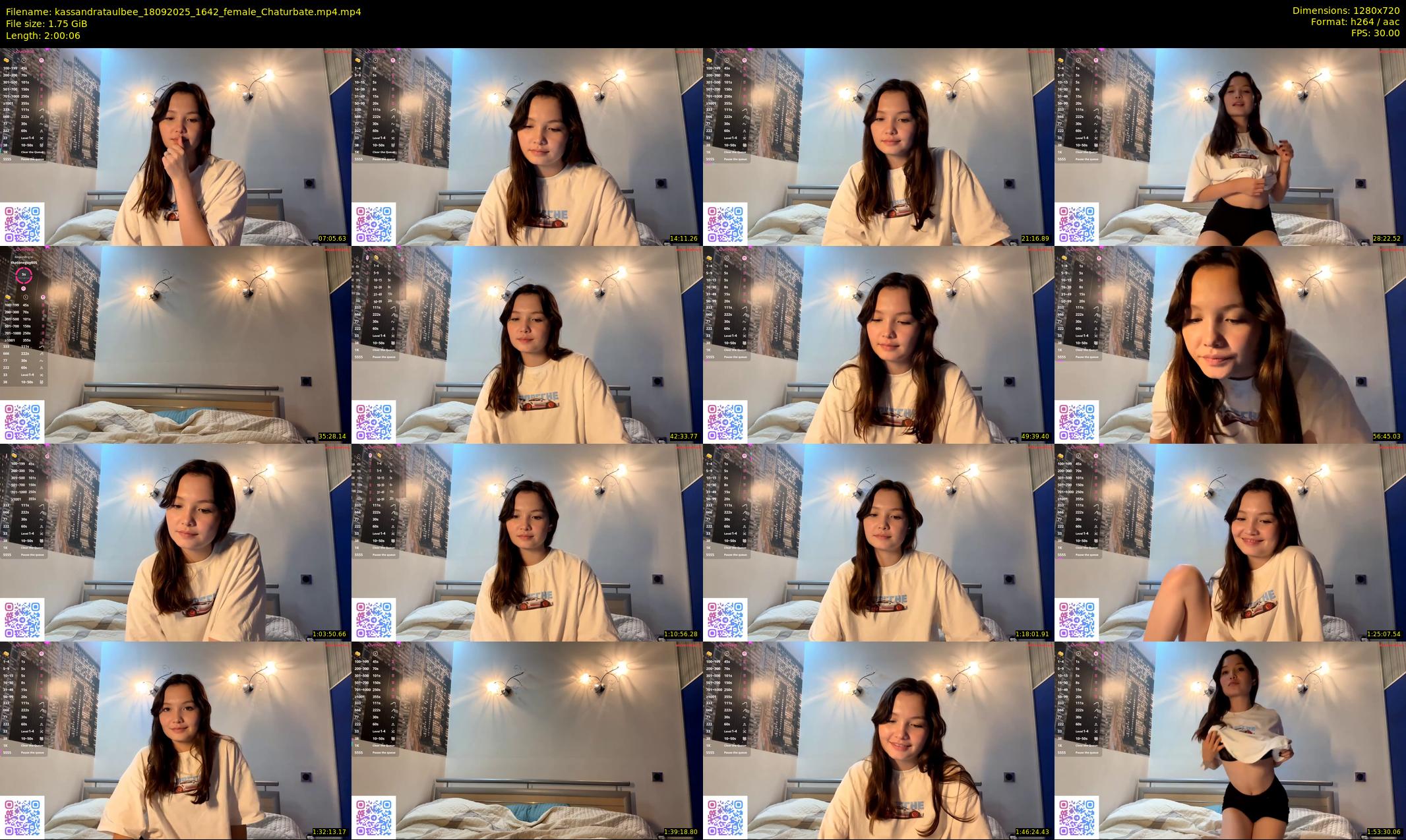 kassandrataulbee — 121 minute Chaturbate female cam show recording, 720p, Sep 18, 2025