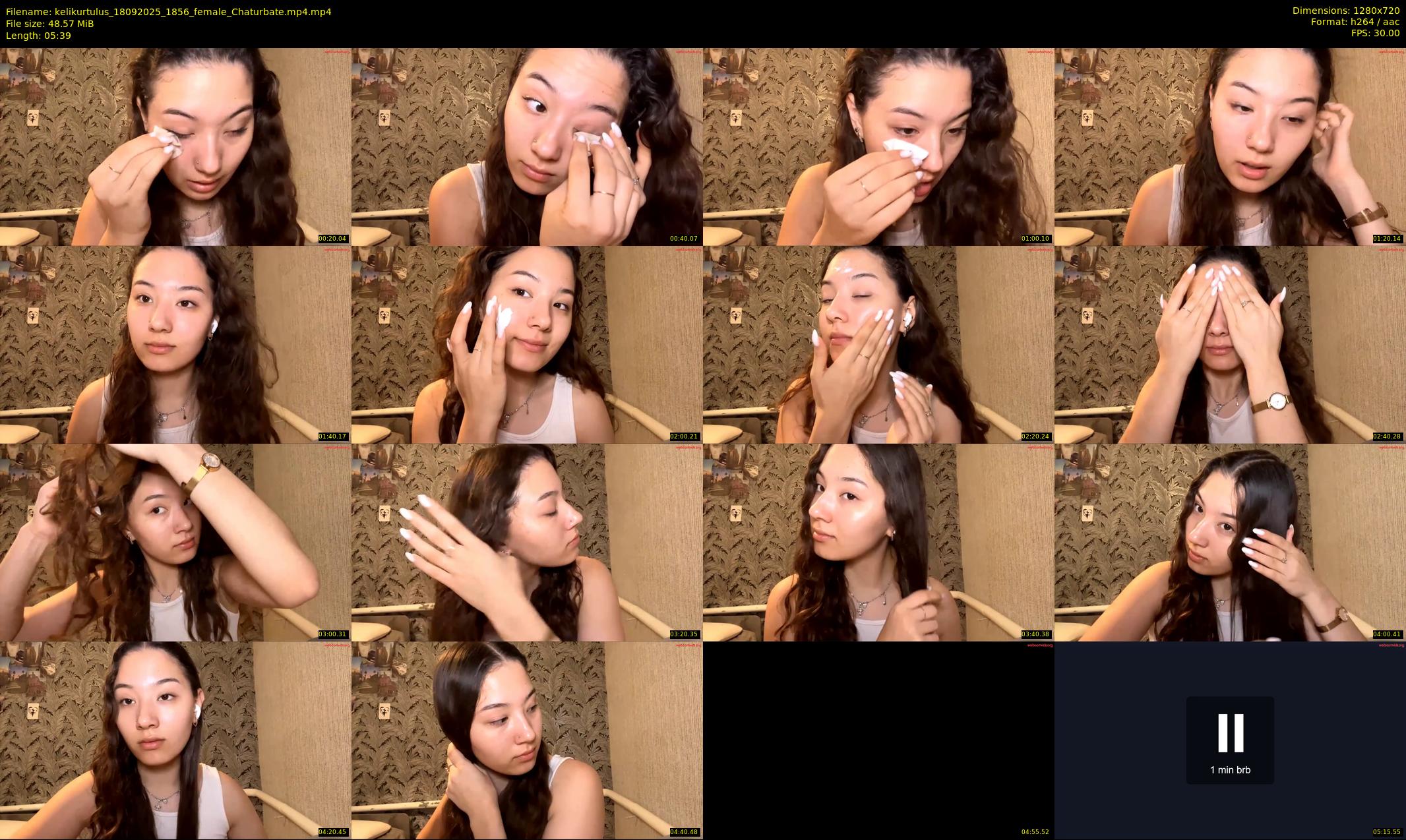 kelikurtulus — 6 minute Chaturbate female cam show recording, 720p, Sep 18, 2025