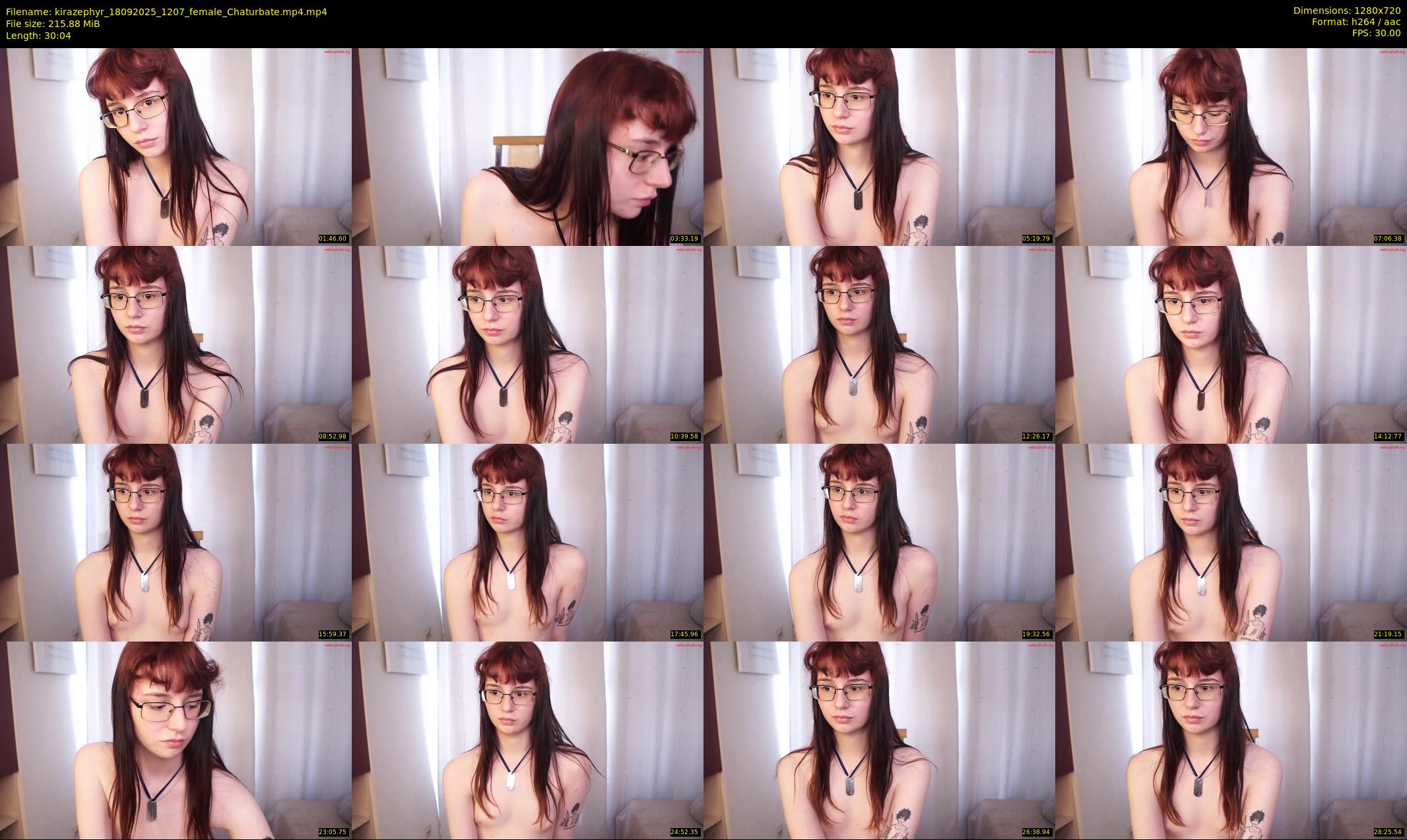kirazephyr — 31 minute Chaturbate female cam show recording, 720p, Sep 18, 2025