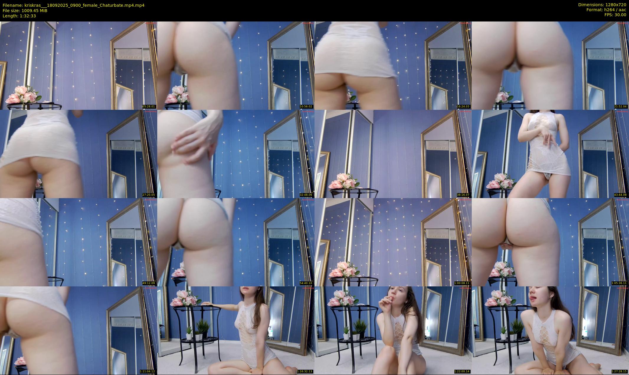 kriskras__ — 93 minute Chaturbate female cam show recording, 720p, Sep 18, 2025