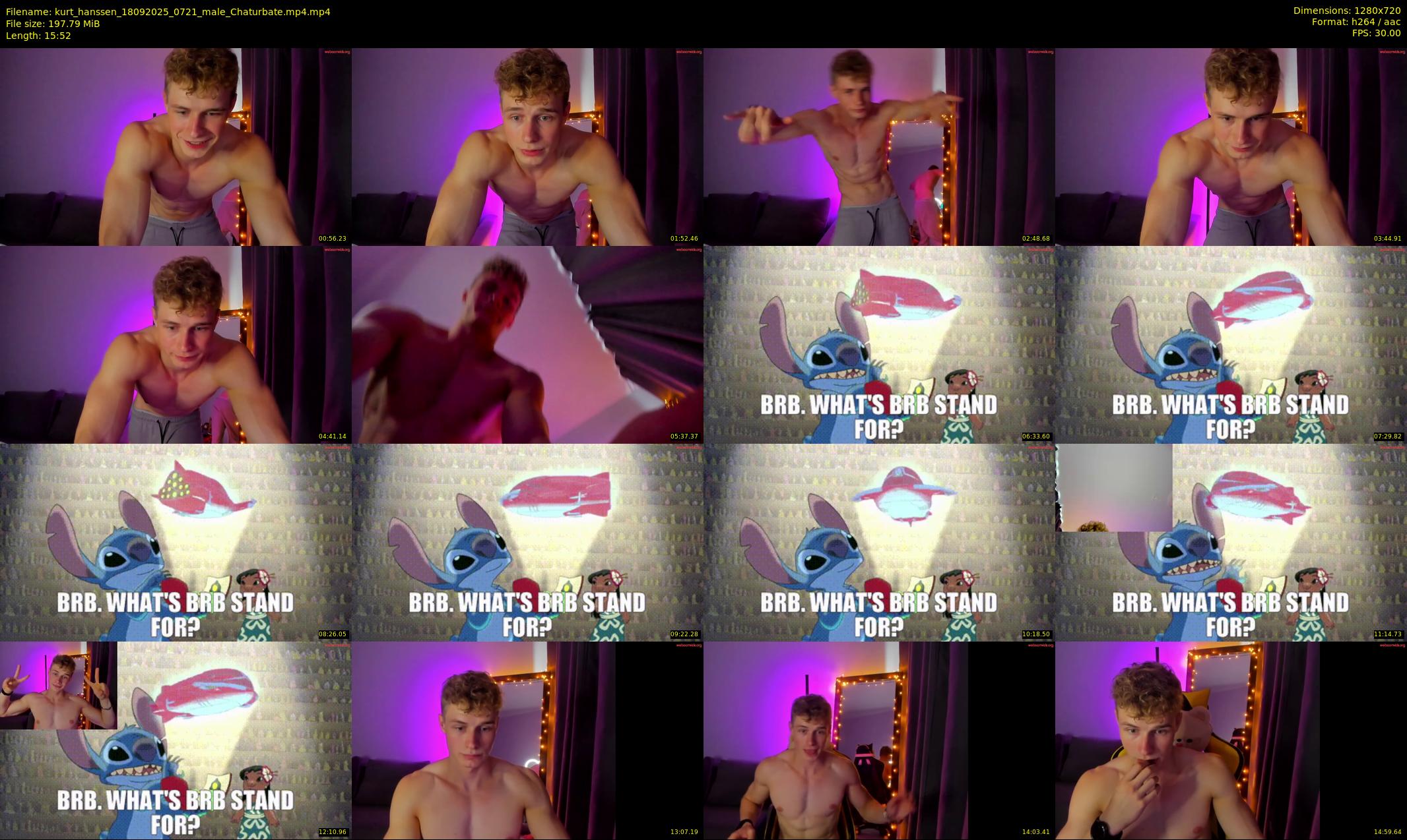 kurt_hanssen — 16 minute Chaturbate male cam show recording, 720p, Sep 18, 2025