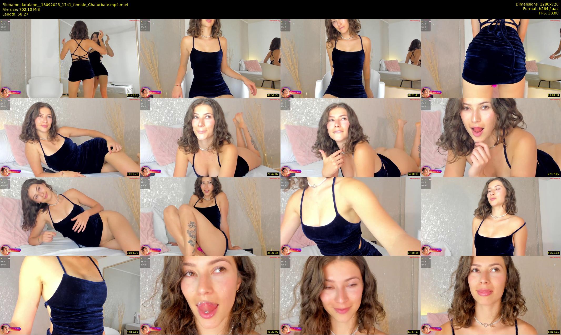 laralane_ — 59 minute Chaturbate female cam show recording, 720p, Sep 18, 2025