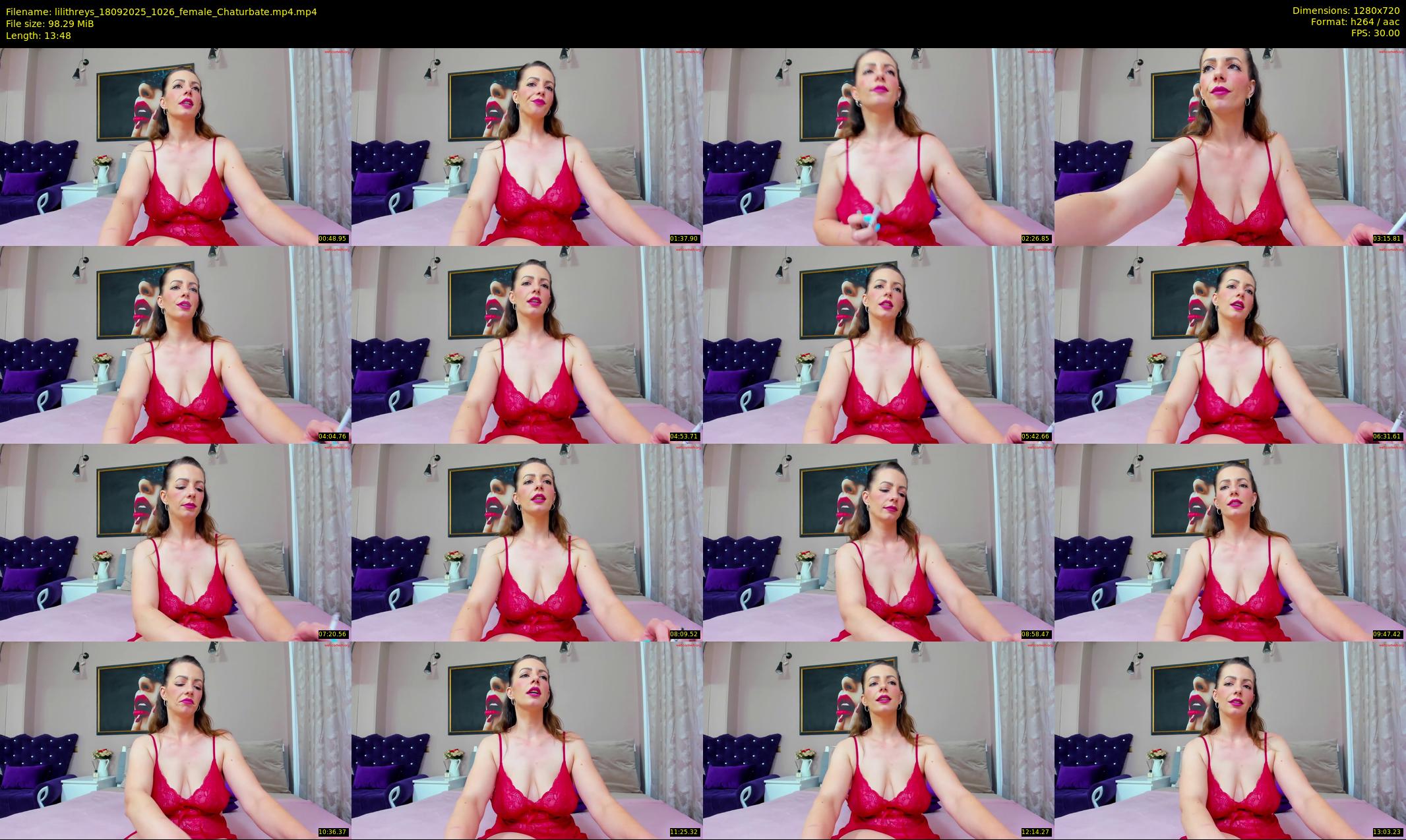 lilithreys — 14 minute Chaturbate female cam show recording, 720p, Sep 18, 2025