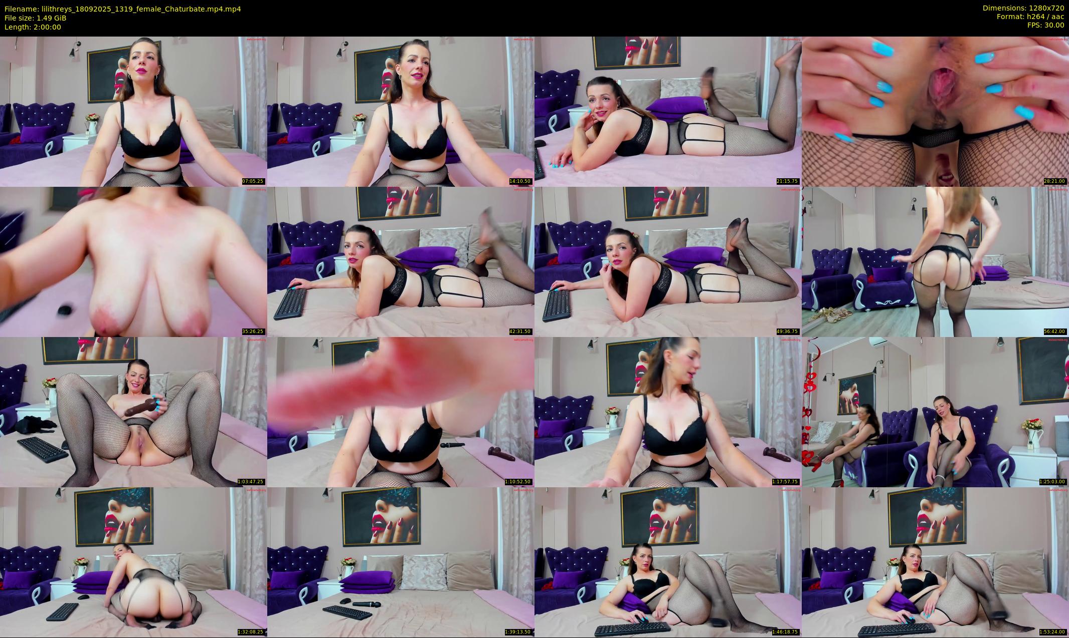 lilithreys — 120 minute Chaturbate female cam show recording, 720p, Sep 18, 2025
