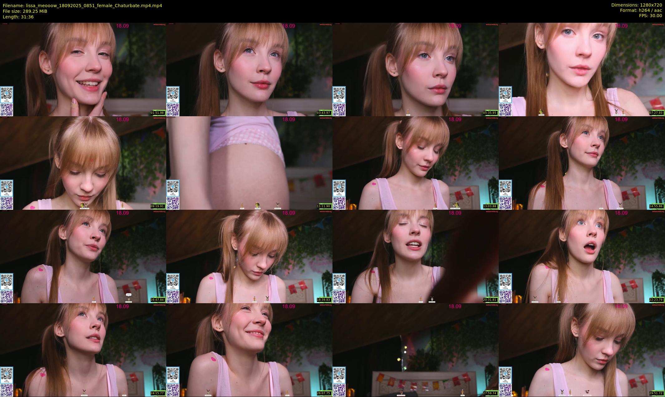 lissa_meooow — 32 minute Chaturbate female cam show recording, 720p, Sep 18, 2025