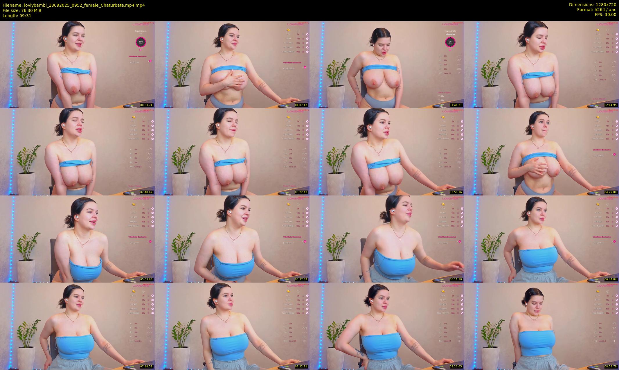 lovlybambi — 10 minute Chaturbate female cam show recording, 720p, Sep 18, 2025