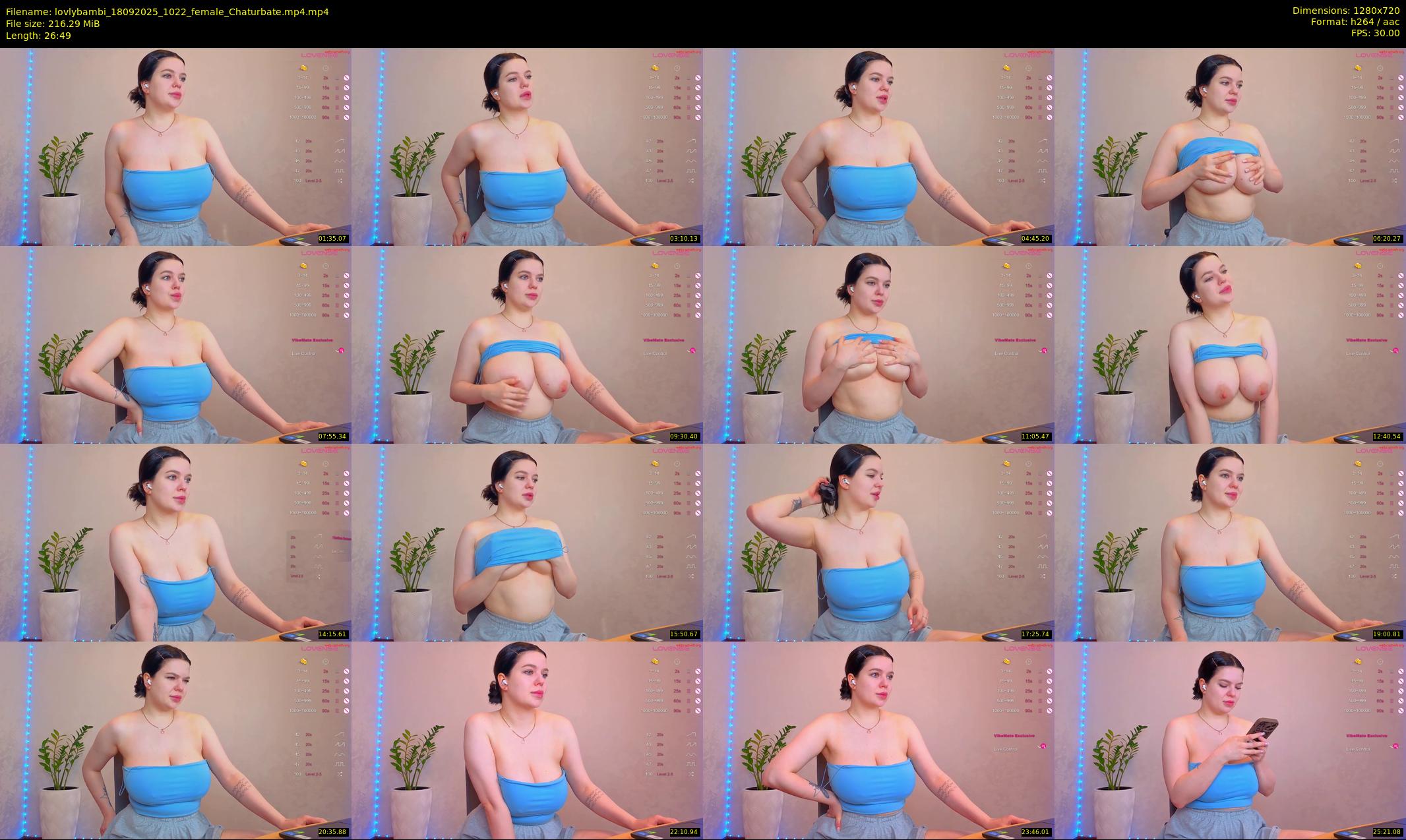 lovlybambi — 27 minute Chaturbate female cam show recording, 720p, Sep 18, 2025