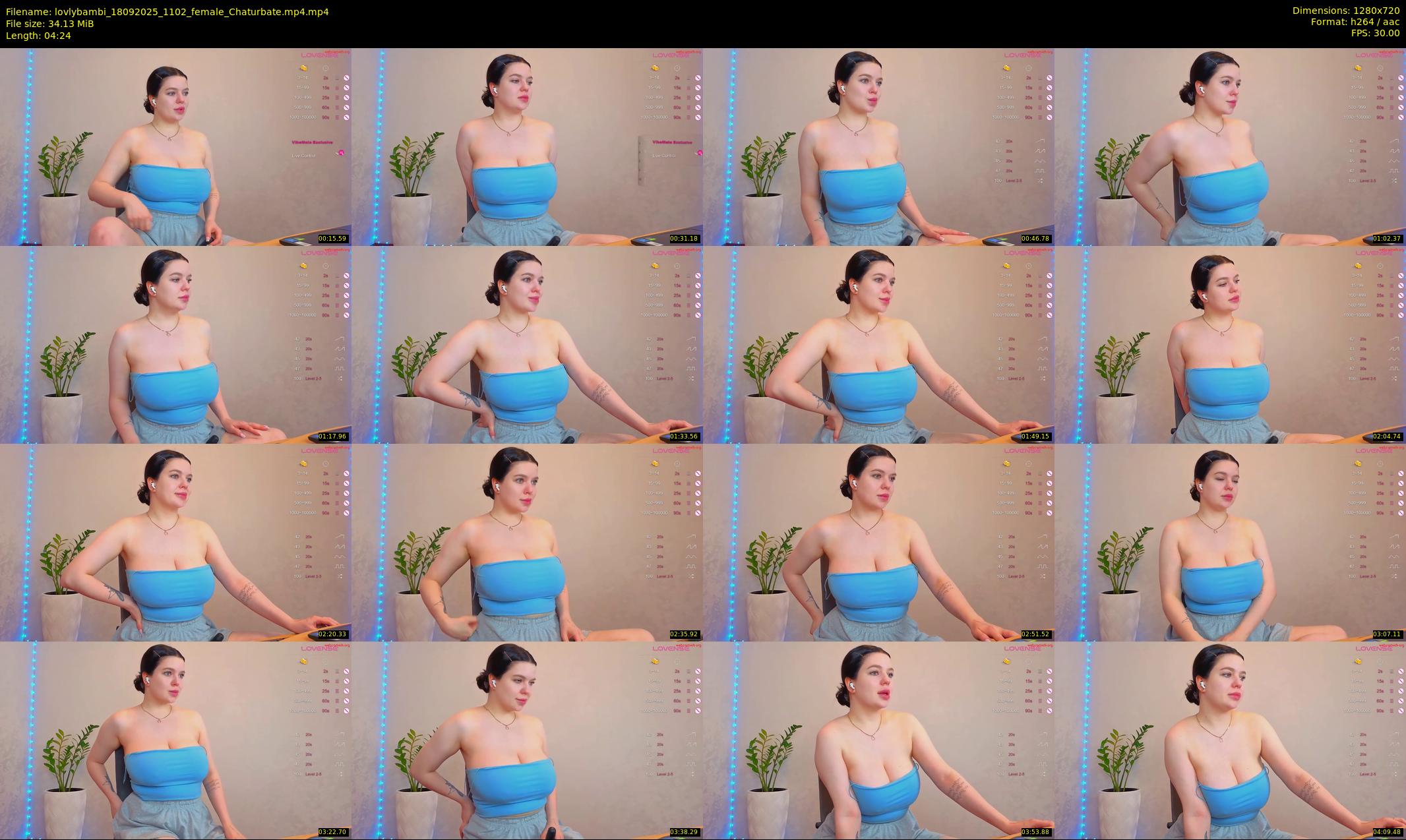 lovlybambi — 5 minute Chaturbate female cam show recording, 720p, Sep 18, 2025