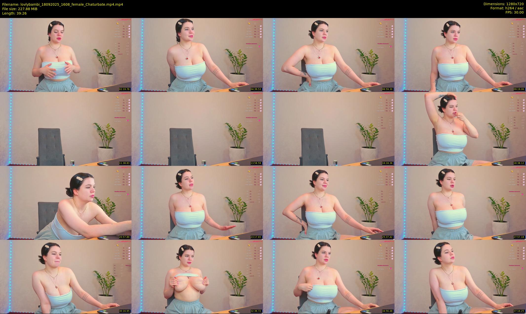 lovlybambi — 40 minute Chaturbate female cam show recording, 720p, Sep 18, 2025