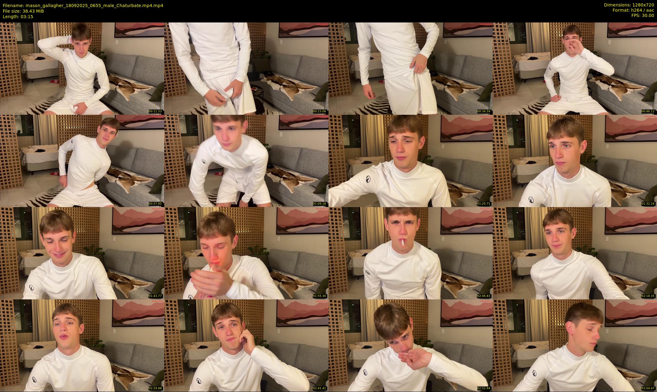 mason_gallagher — 4 minute Chaturbate male cam show recording, 720p, Sep 18, 2025