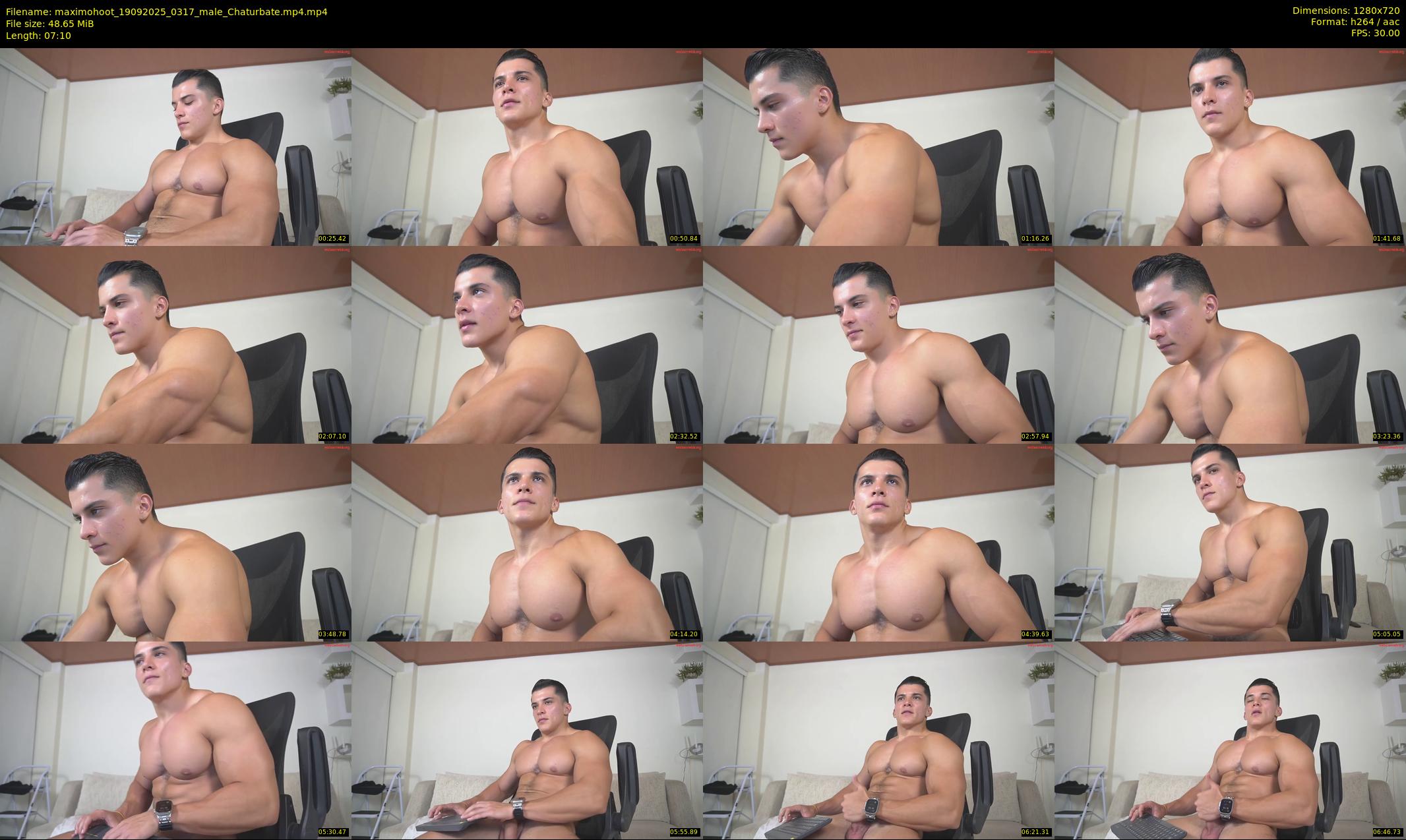 maximohoot — 8 minute Chaturbate male cam show recording, 720p, Sep 19, 2025