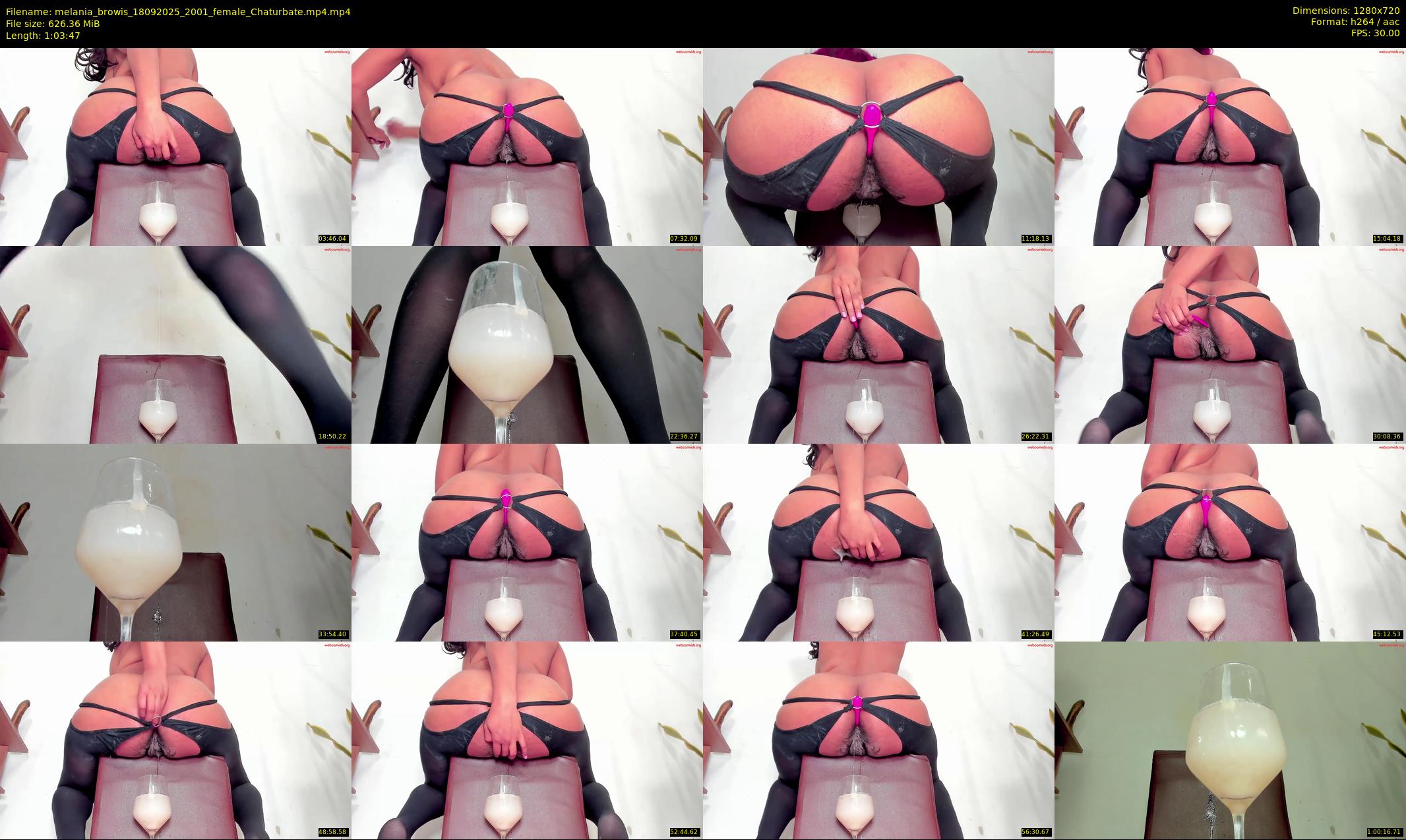 melania_browis — 64 minute Chaturbate female cam show recording, 720p, Sep 18, 2025