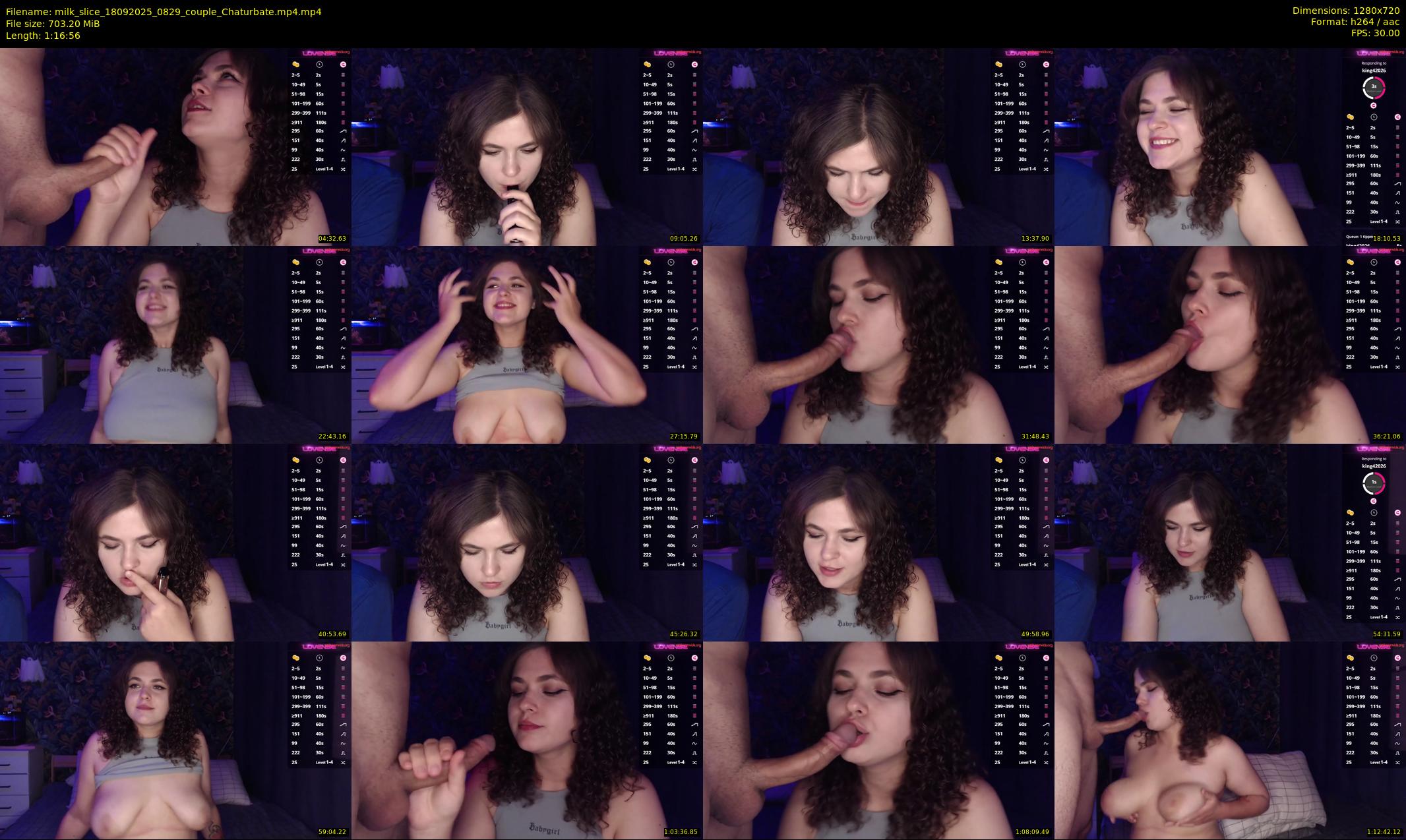 milk_slice — 77 minute Chaturbate couple cam show recording, 720p, Sep 18, 2025