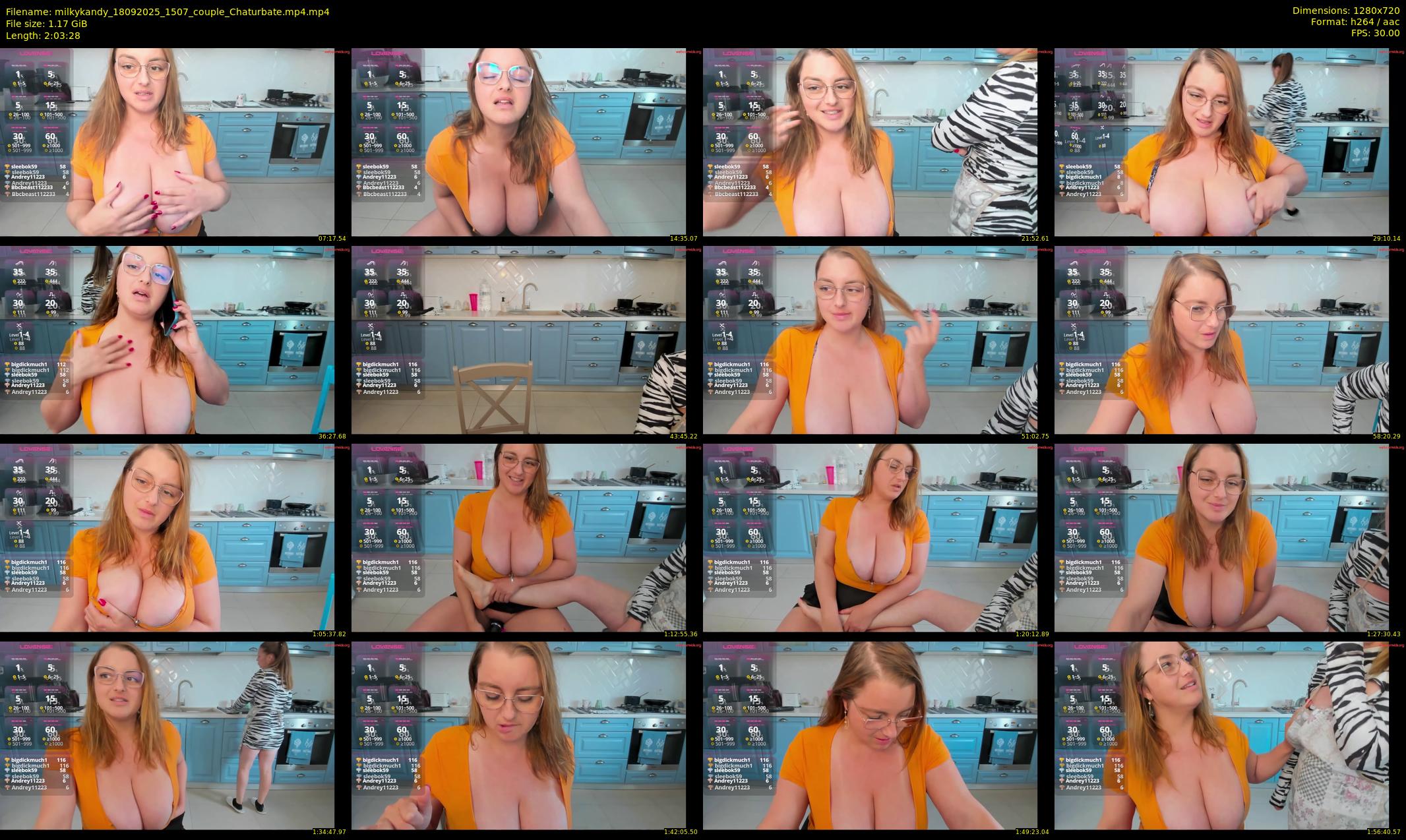 milkykandy — 124 minute Chaturbate female cam show recording, 720p, Sep 18, 2025