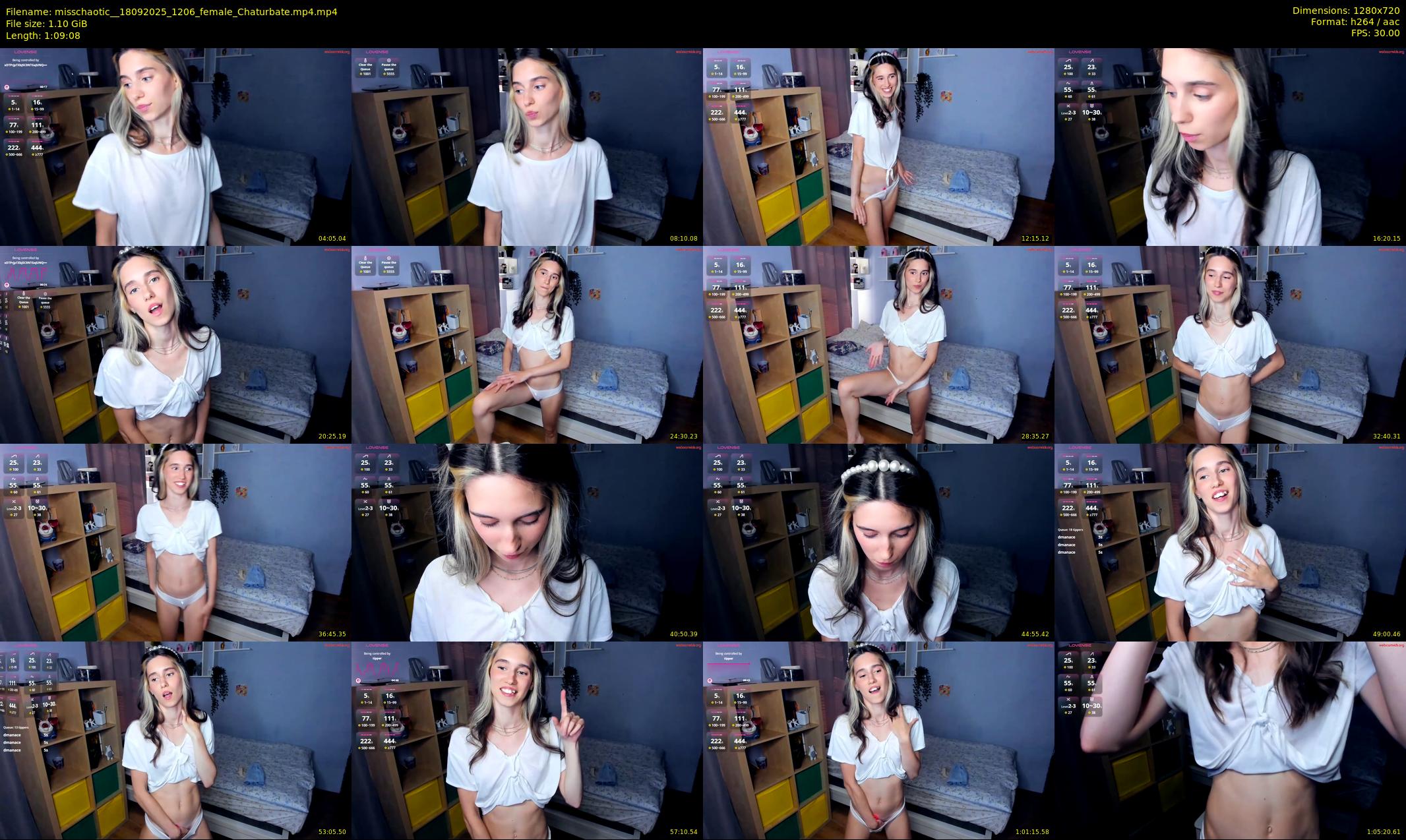 misschaotic_ — 70 minute Chaturbate female cam show recording, 720p, Sep 18, 2025