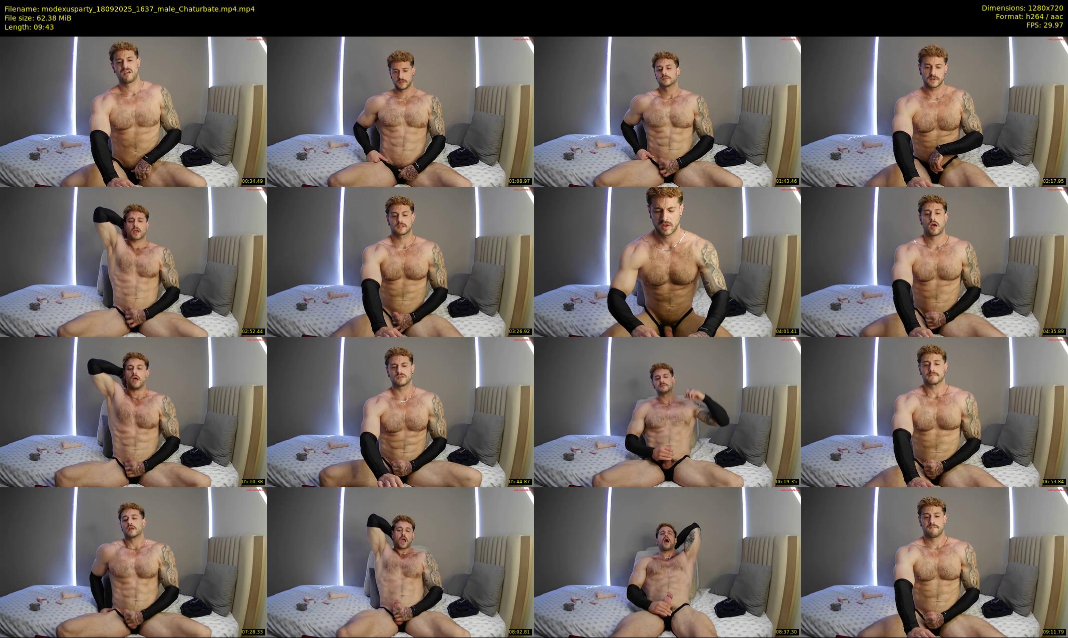 modexusparty — 10 minute Chaturbate male cam show recording, 720p, Sep 18, 2025