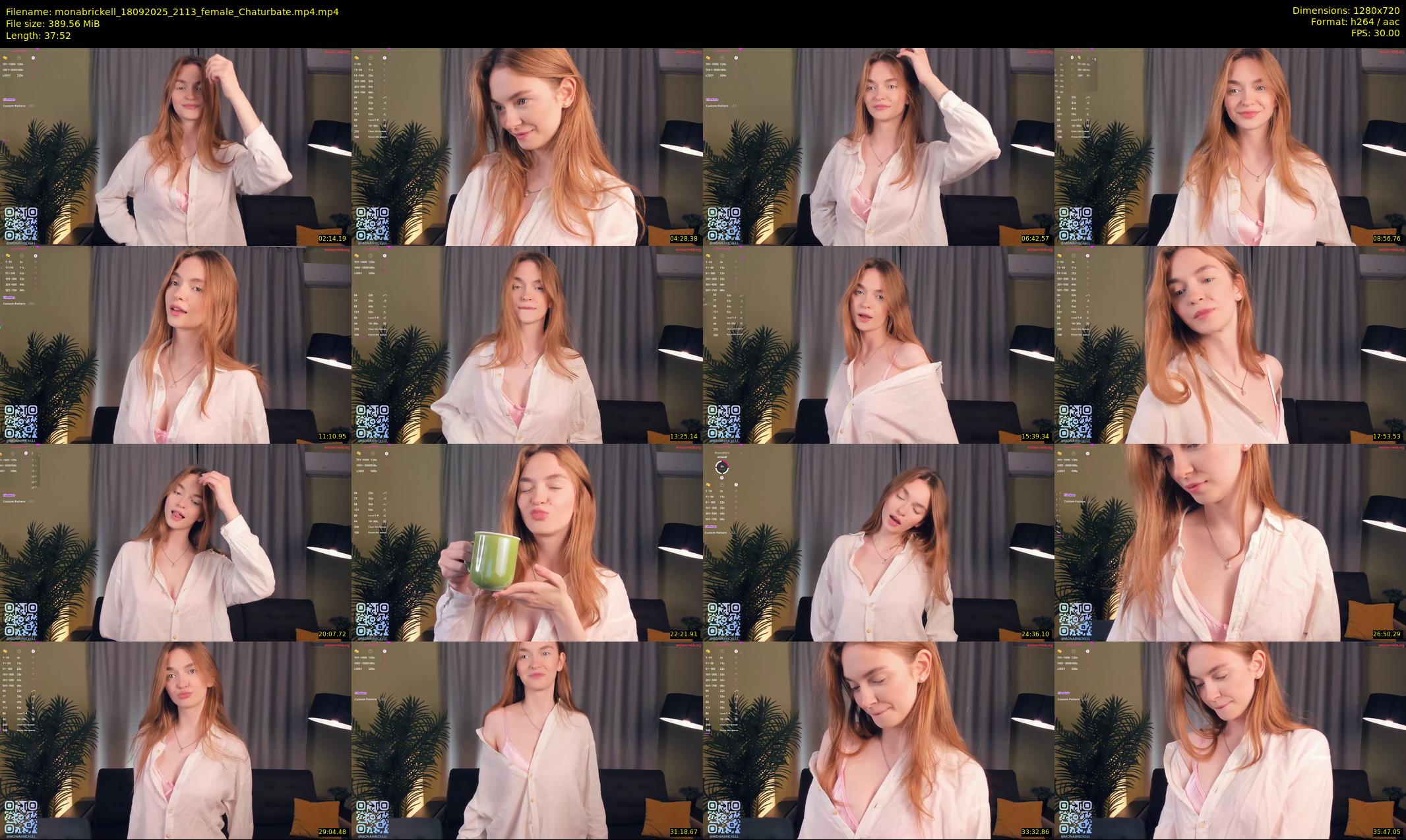 monabrickell — 38 minute Chaturbate female cam show recording, 720p, Sep 18, 2025