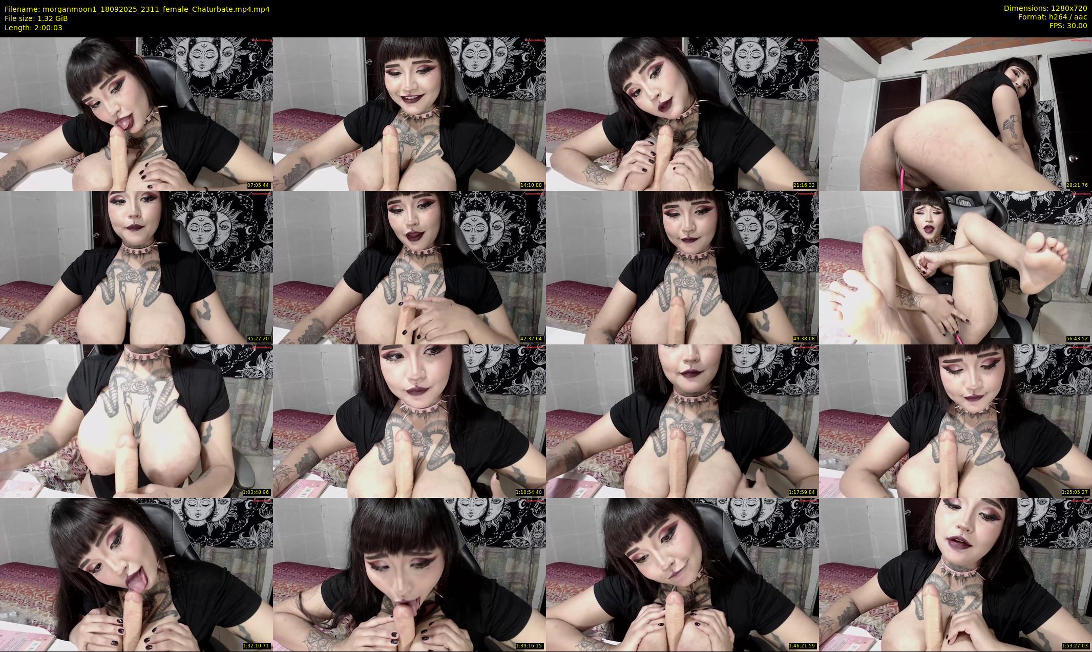 morganmoon1 — 121 minute Chaturbate female cam show recording, 720p, Sep 18, 2025
