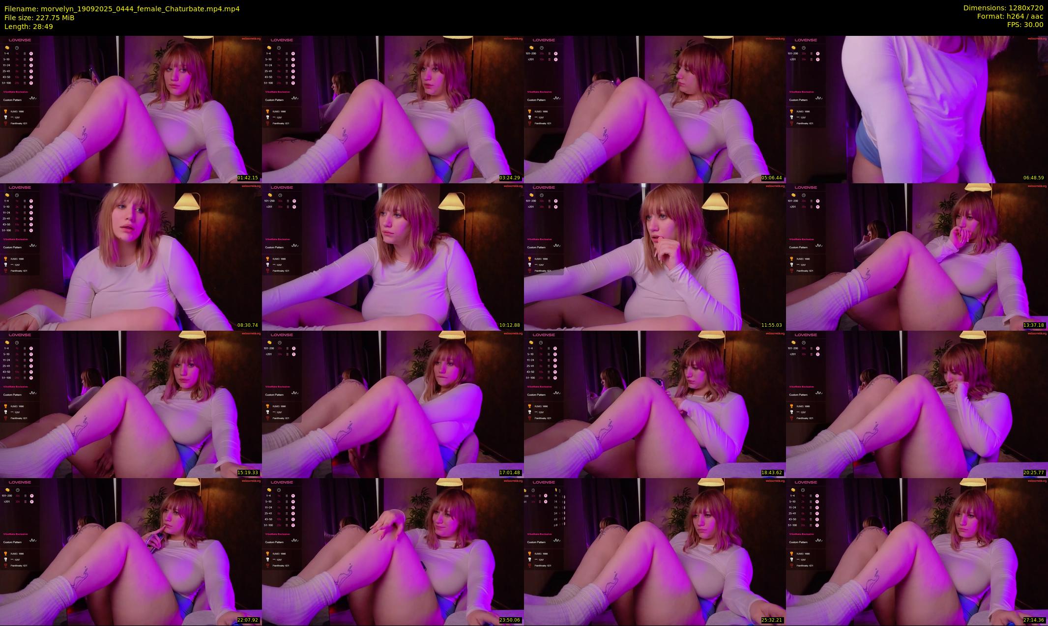 morvelyn — 29 minute Chaturbate female cam show recording, 720p, Sep 19, 2025
