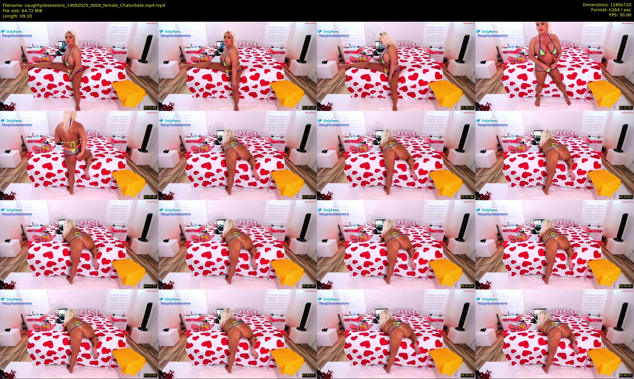 naughtyobsessions — 10 minute Chaturbate female cam show recording, 720p, Sep 19, 2025