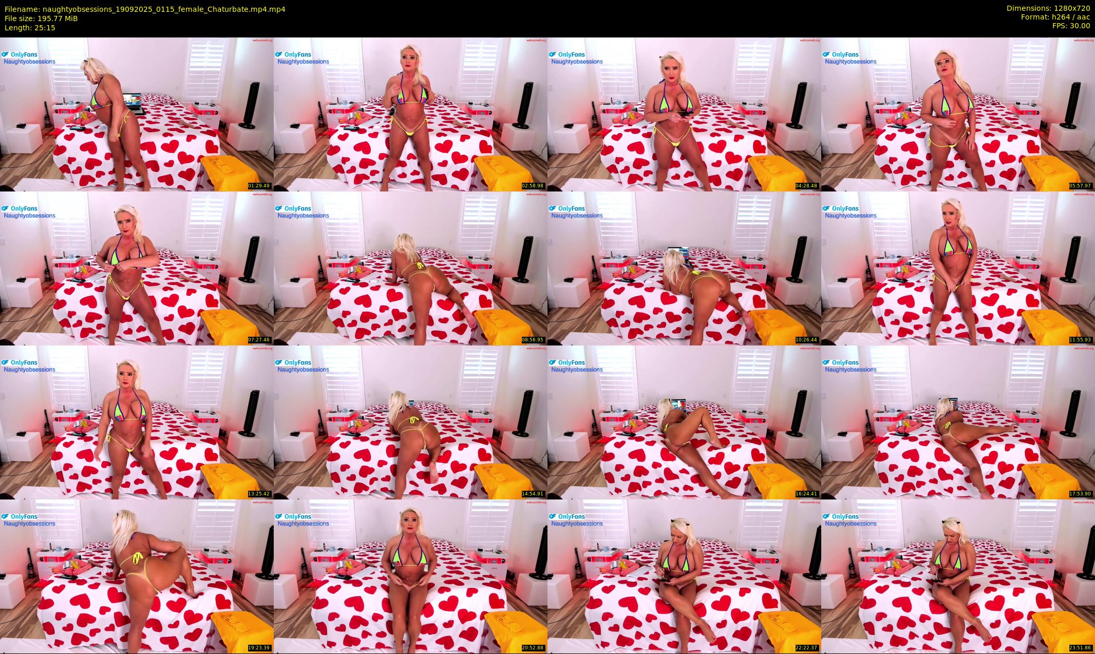 naughtyobsessions — 26 minute Chaturbate female cam show recording, 720p, Sep 19, 2025